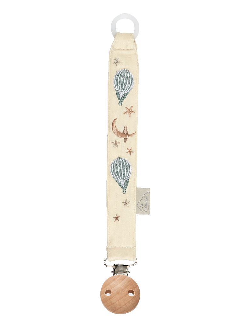 Cam Cam Copenhagen - Embroidered Pacifier Holder - GOTS - Blueberries - pacifier clips - dreamland - 0