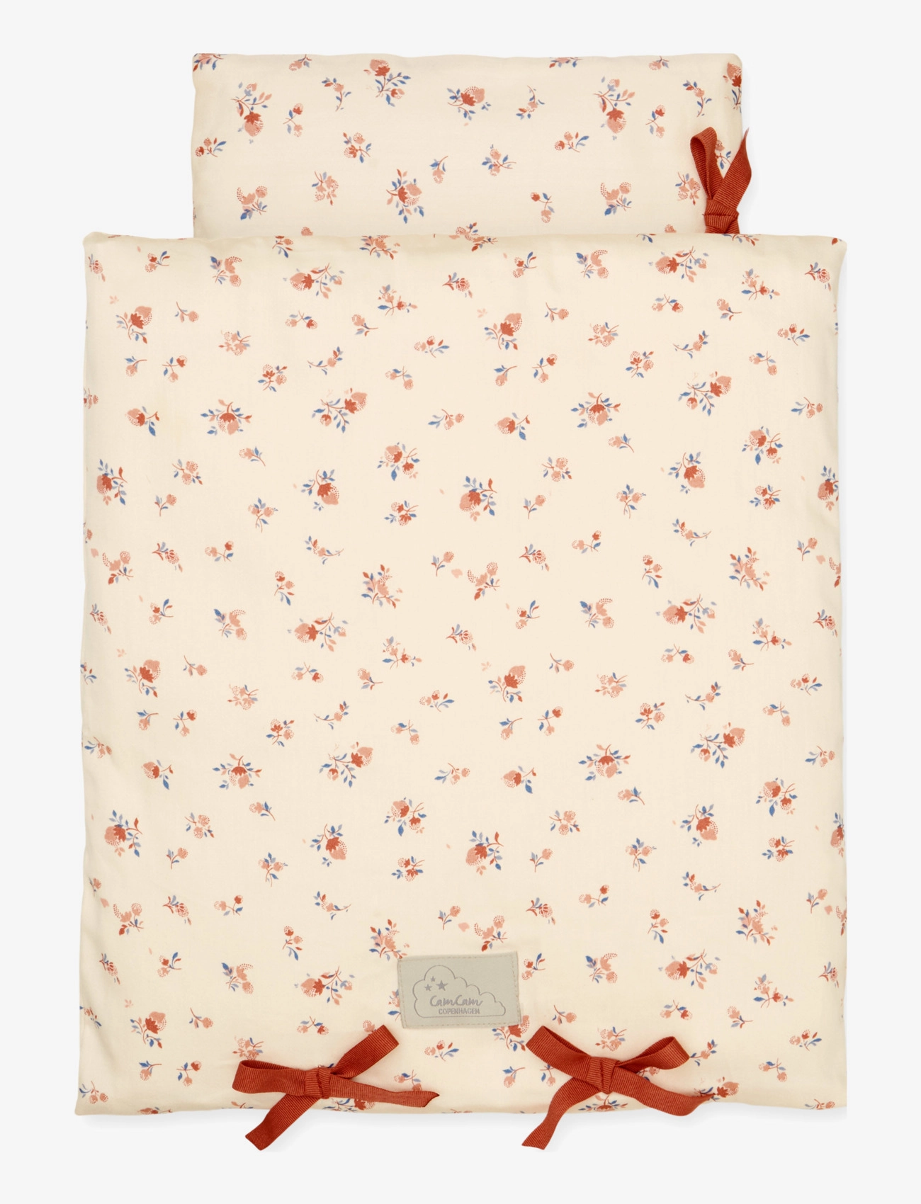 Cam Cam Copenhagen - Doll's Bedding - GOTS - Bows - poppenbedden - berries - 1