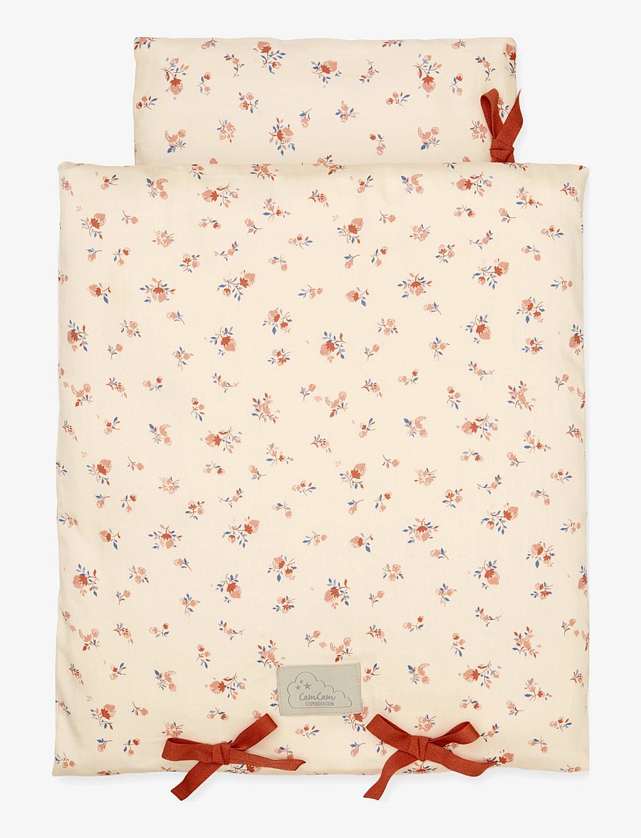 Cam Cam Copenhagen - Doll's Bedding - GOTS - Bows - poppenbedden - berries - 1
