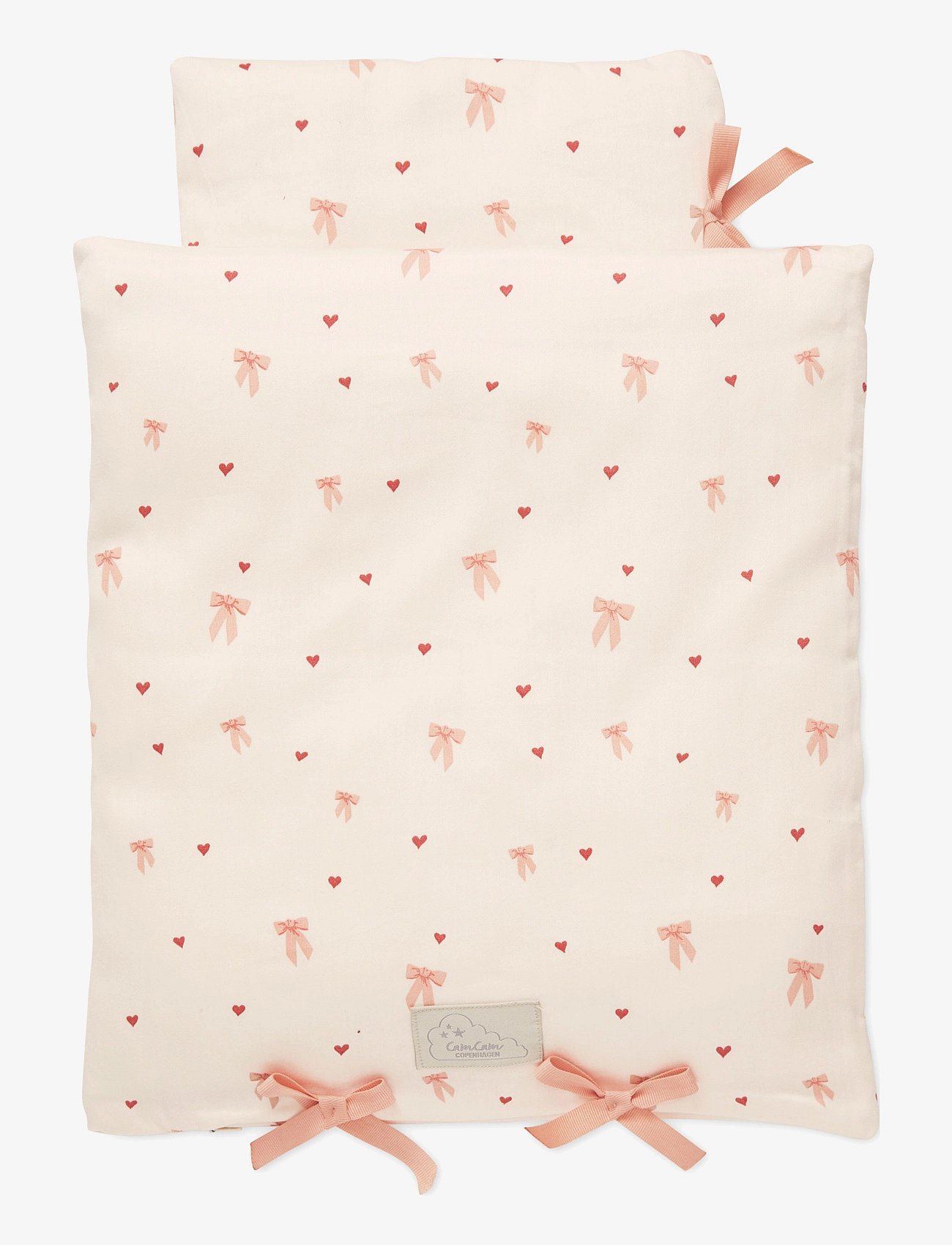 Cam Cam Copenhagen Doll's Bedding - Gots - Bows - Pink - ONE SIZE
