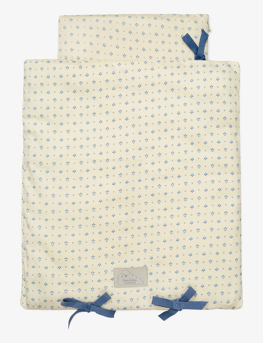 Cam Cam Copenhagen - Doll's Bedding - GOTS - Bows - dukkesenger - capri - 1