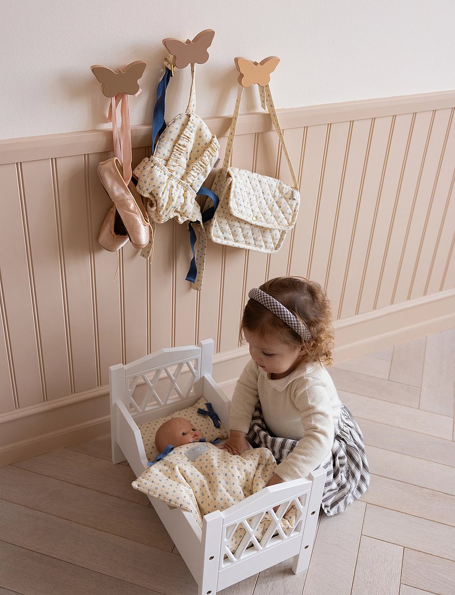 Cam Cam Copenhagen - Doll's Bedding - GOTS - Bows - dukkesenger - capri - 0