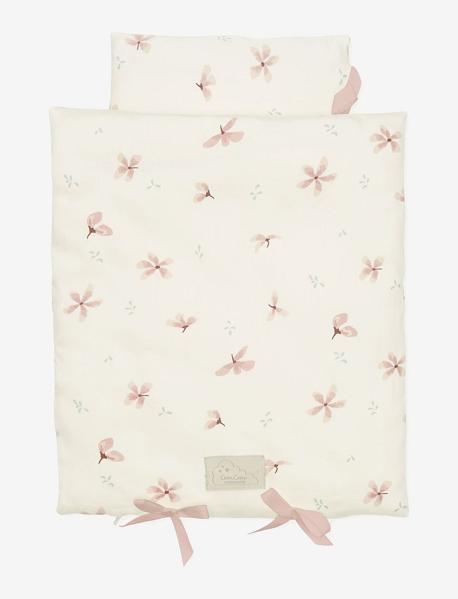 Cam Cam Copenhagen - Doll's Bedding - GOTS - Bows - Łóżeczka dla lalek - windflower creme - 0