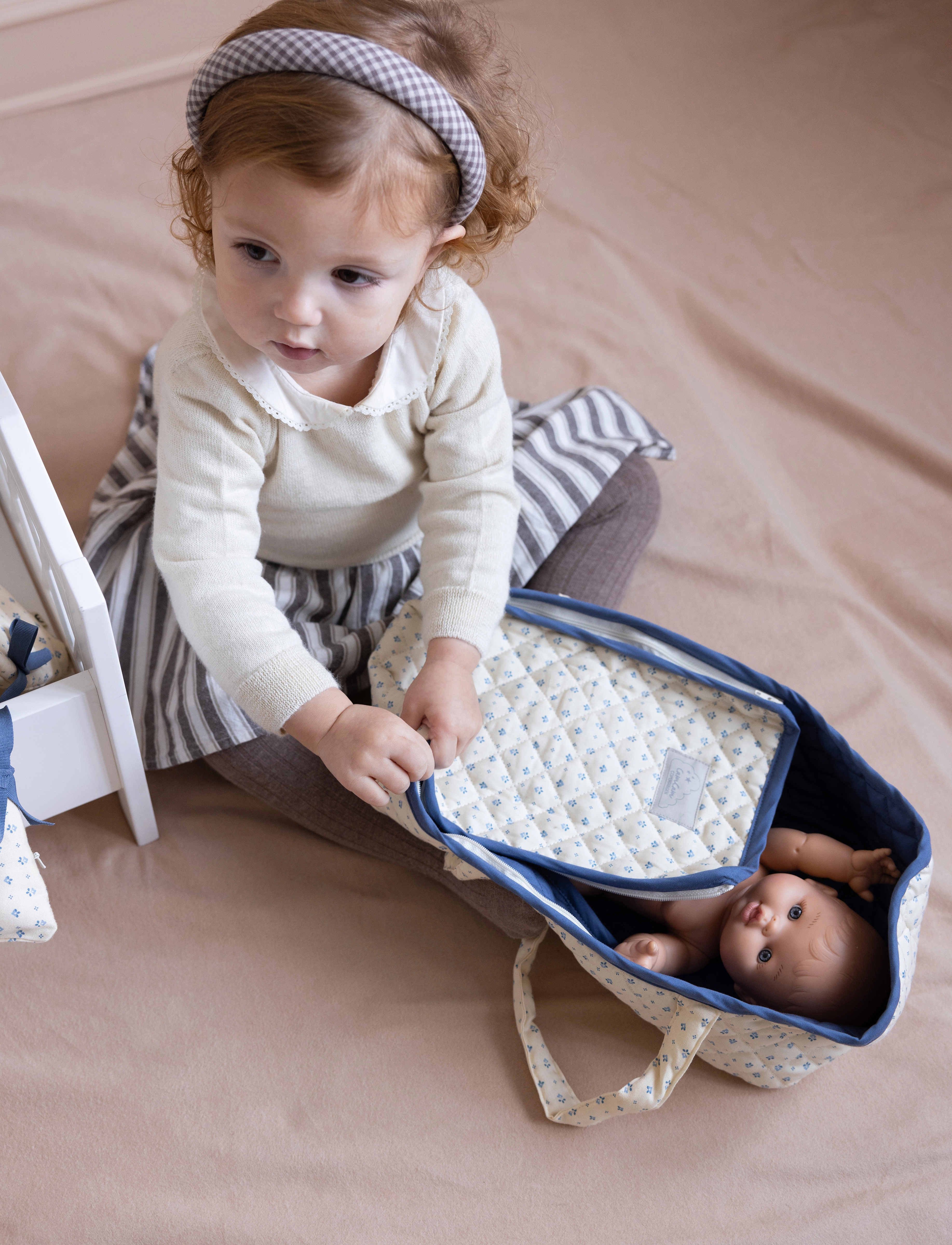Cam Copenhagen Doll's Lift Ocs Berries, One Size, Dolls & Accessories, Creme - Doll Beds, Kinder