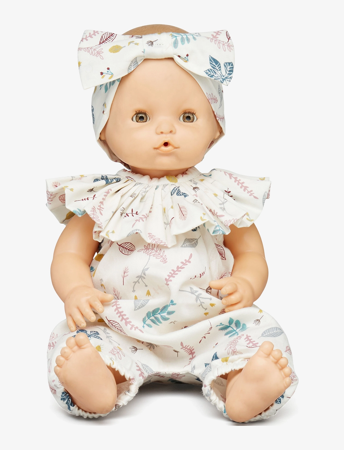 Doll's Collar & Hairband - PRESSED LEAVES ROSE