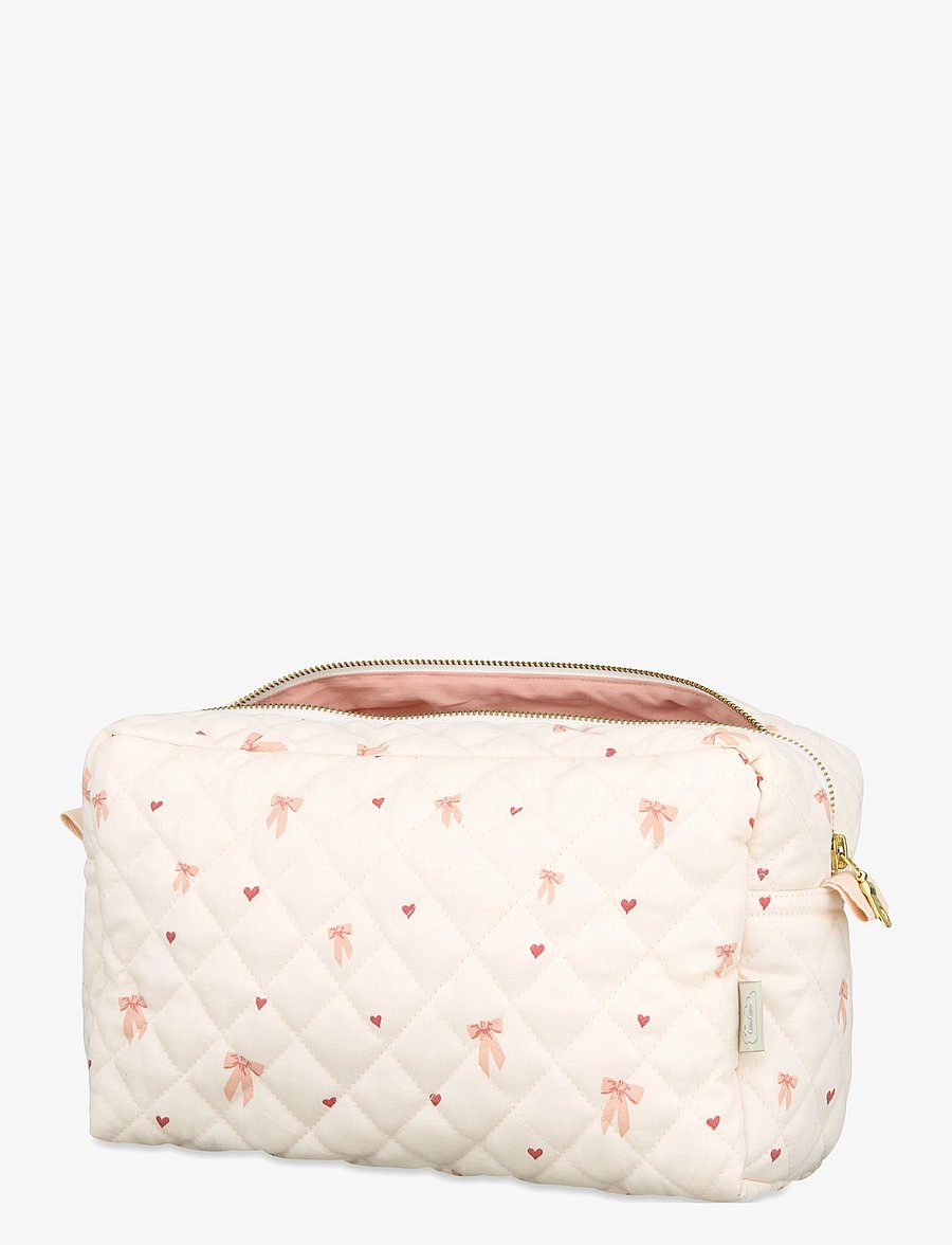 Cam Cam Copenhagen - Toiletry Bag - OCS - Classic Stripes Rose - makeup - bows - 0