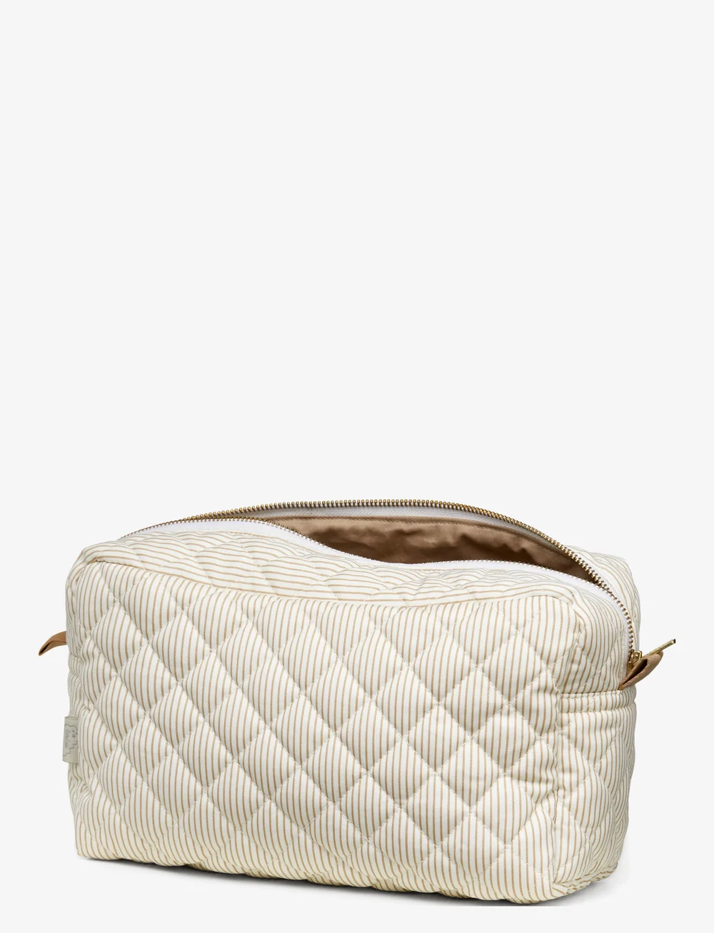 Cam Cam Copenhagen - Beauty Purse - bliv klar til date night - classic stripes camel - 1