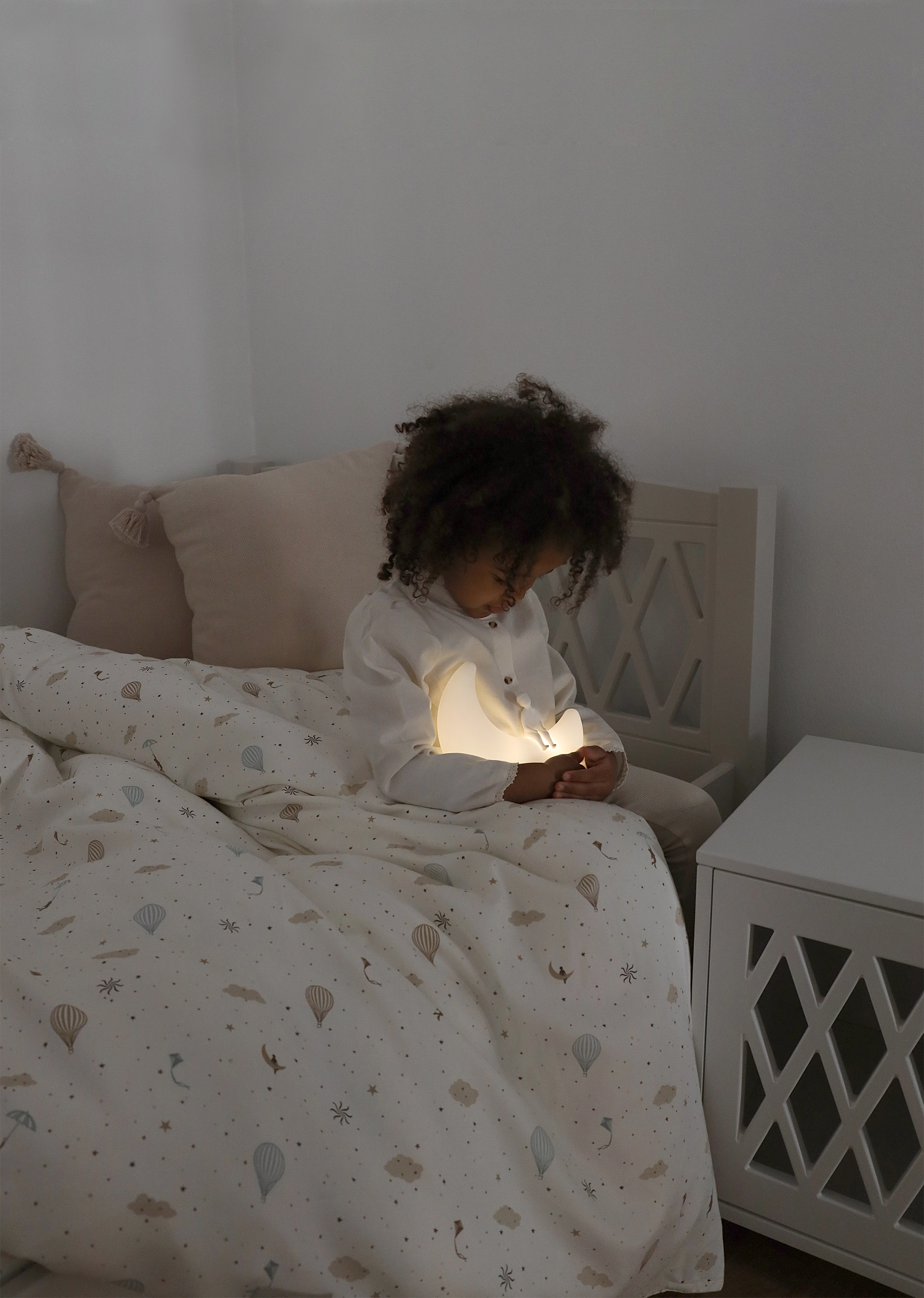 Cam Copenhagen Moon Night Light, One Size, Lighting, Weiß - Lamps, Kinder