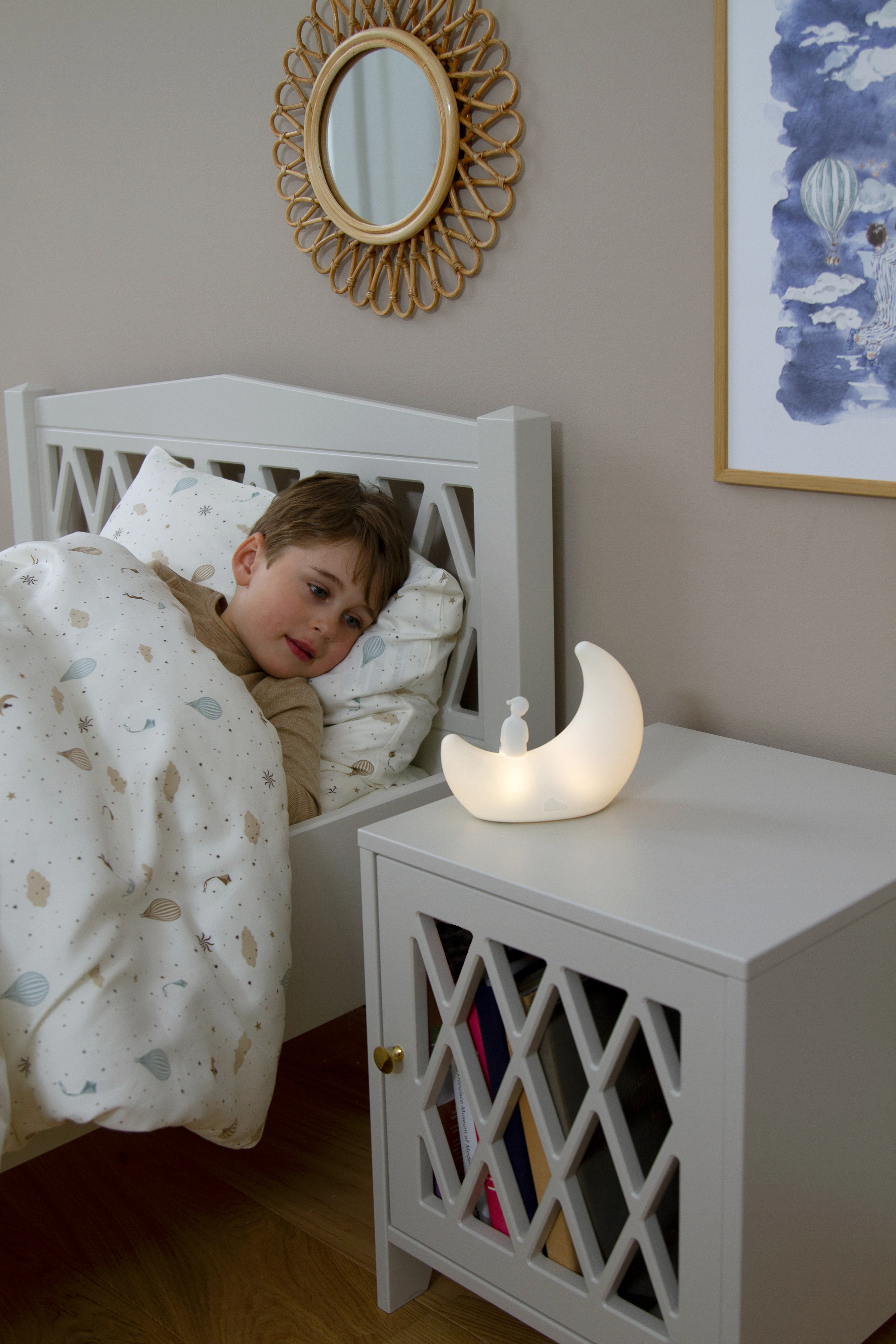 Cam Cam Copenhagen - Moon Night Light - valaistus - off white - 4