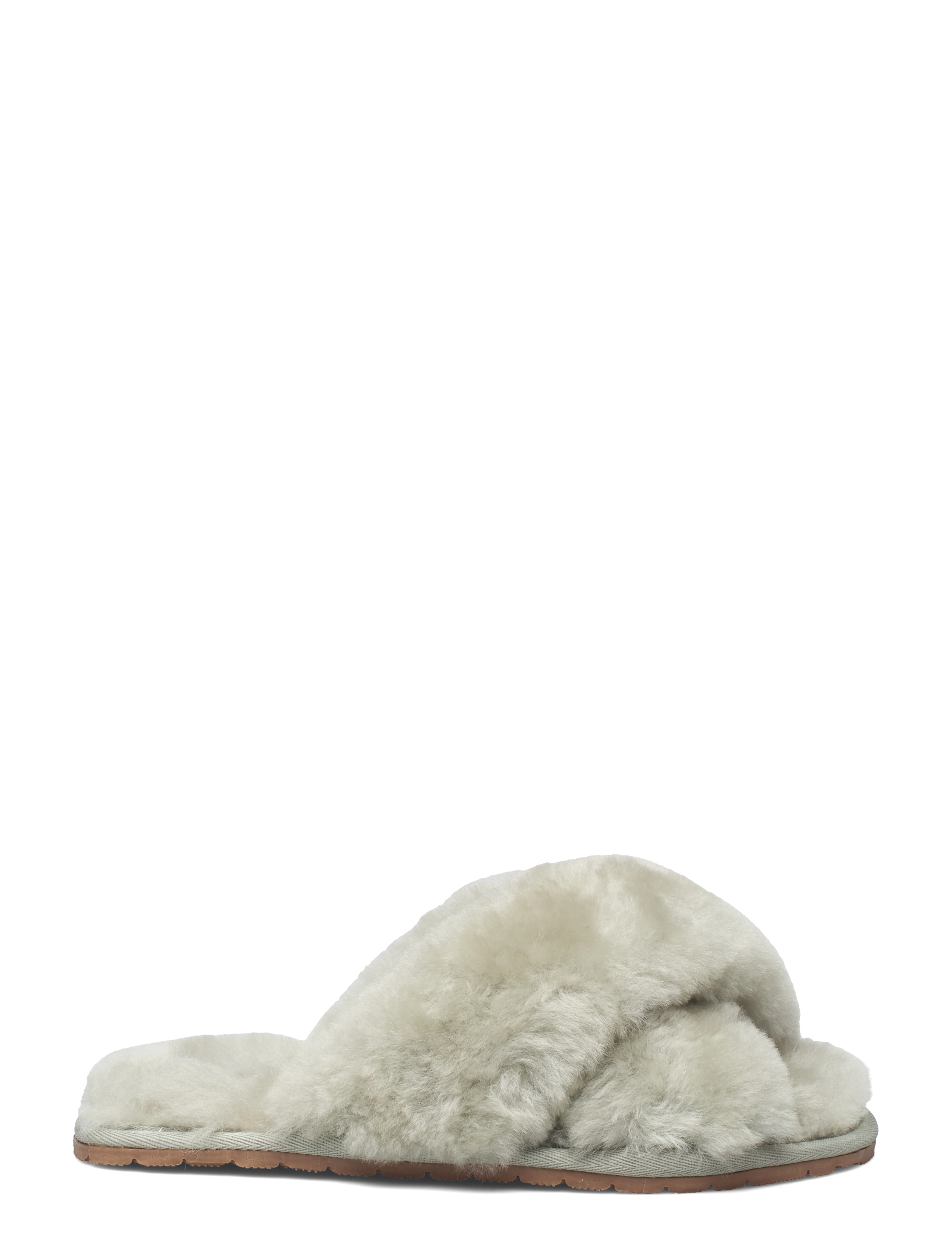 Camilla Pihl - Fluffy Slipper - sage green - 1