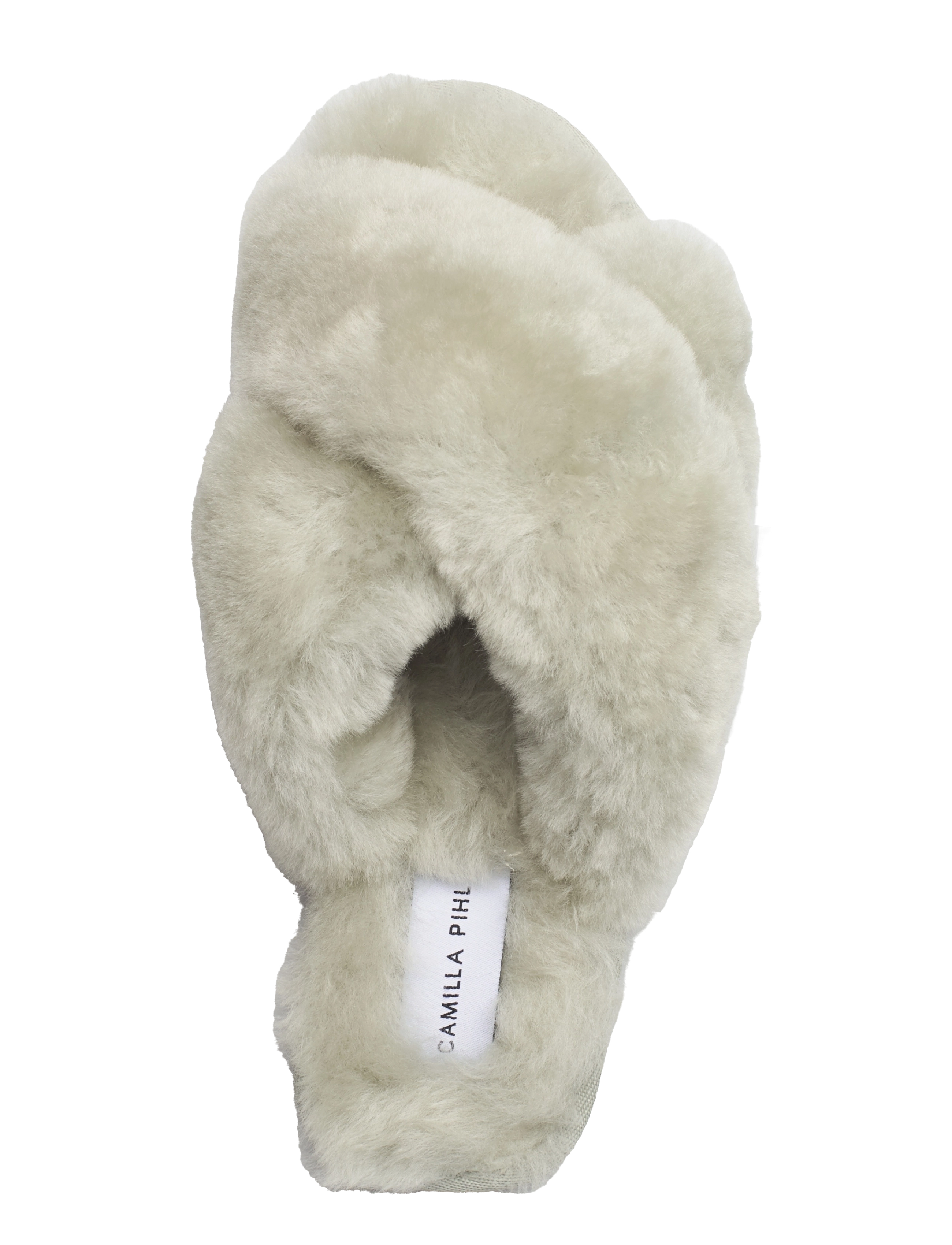Camilla Pihl - Fluffy Slipper - sage green - 3