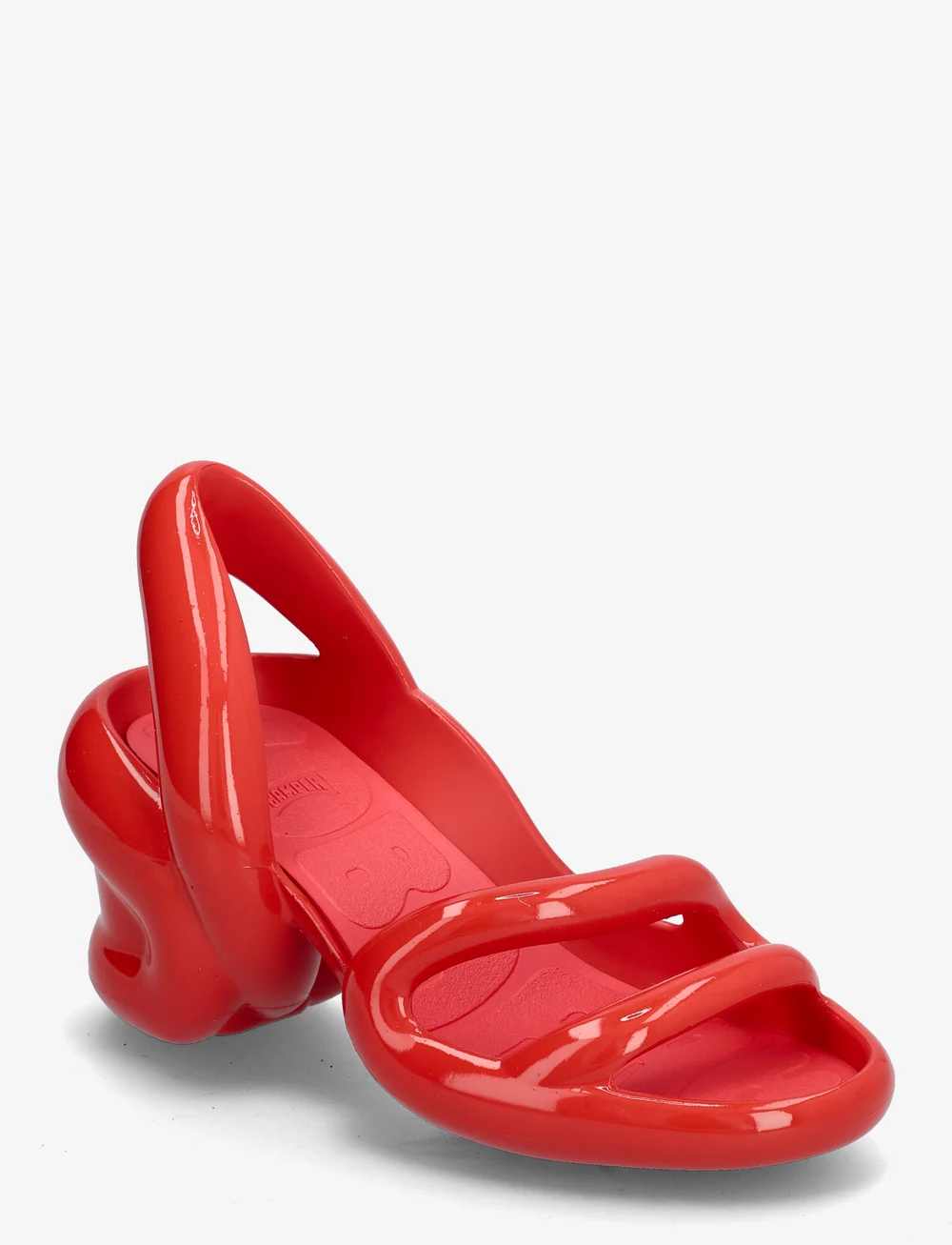 Camper - Kobarah - sandaler med hæl - bright red - 0