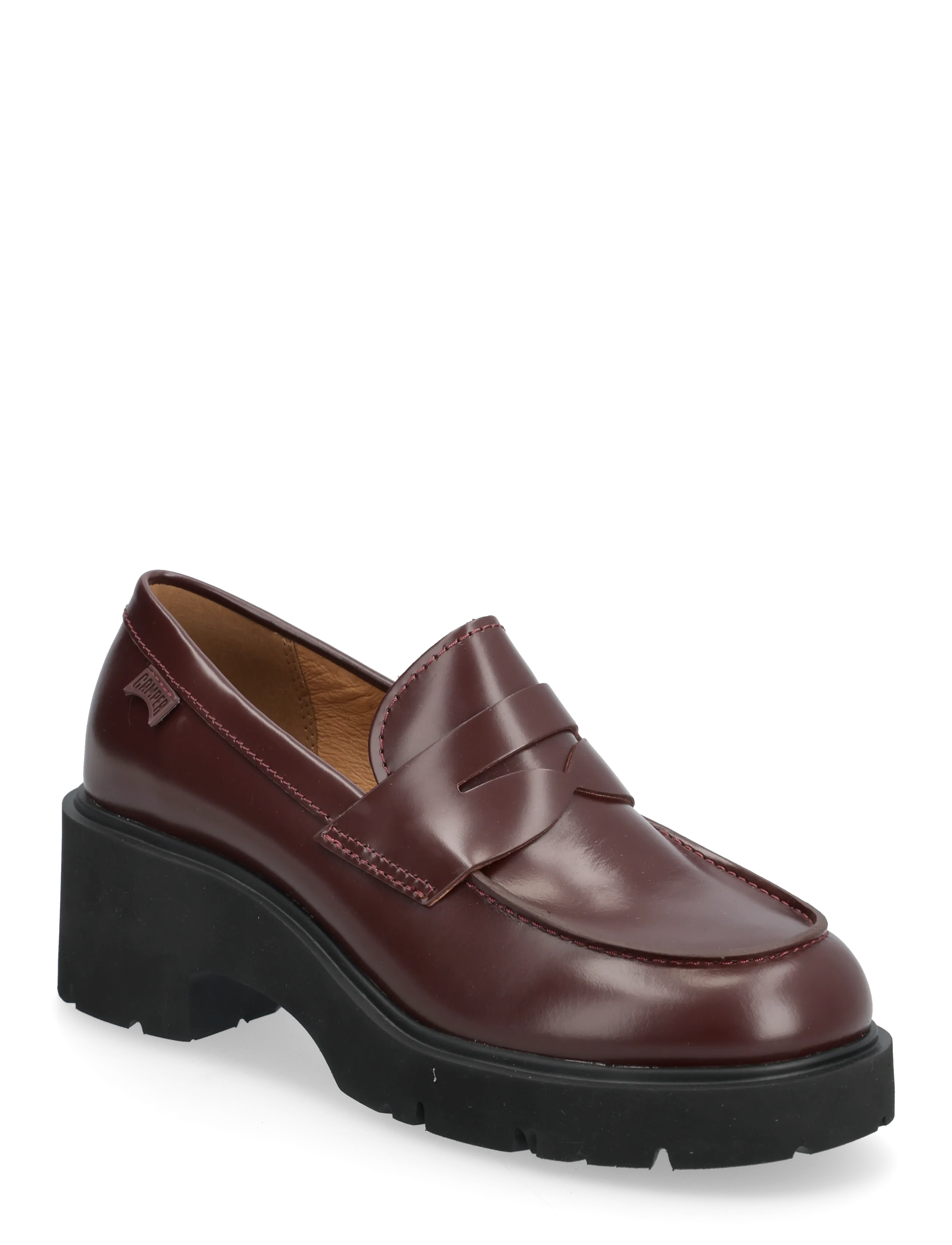Camper Milah, Kvinder, Chunky Penny Loafer, Bordeaux, Str: 41