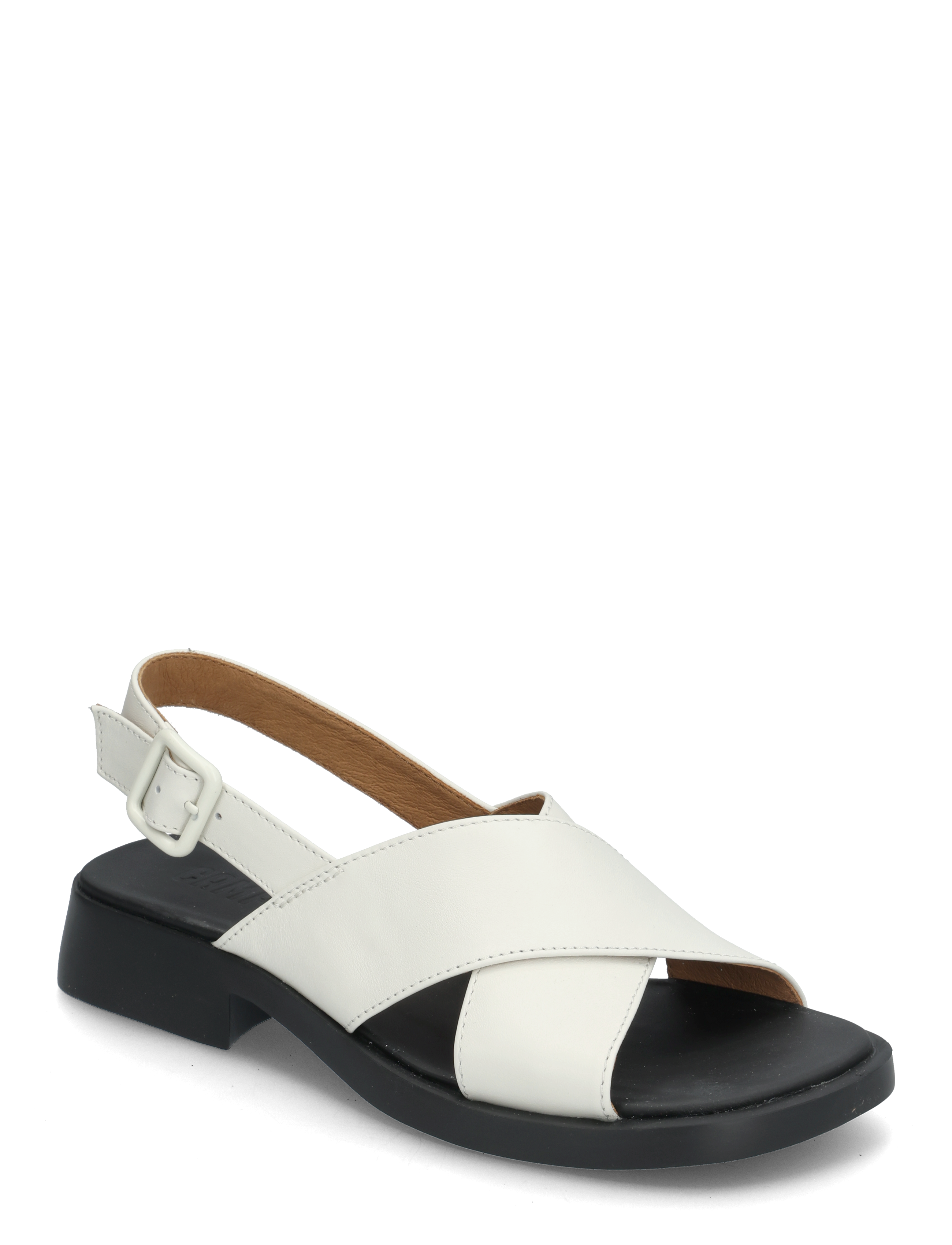 Camper Dana, Kvinder, Krydsrem Slingback Sandal, Hvid, Str: 38
