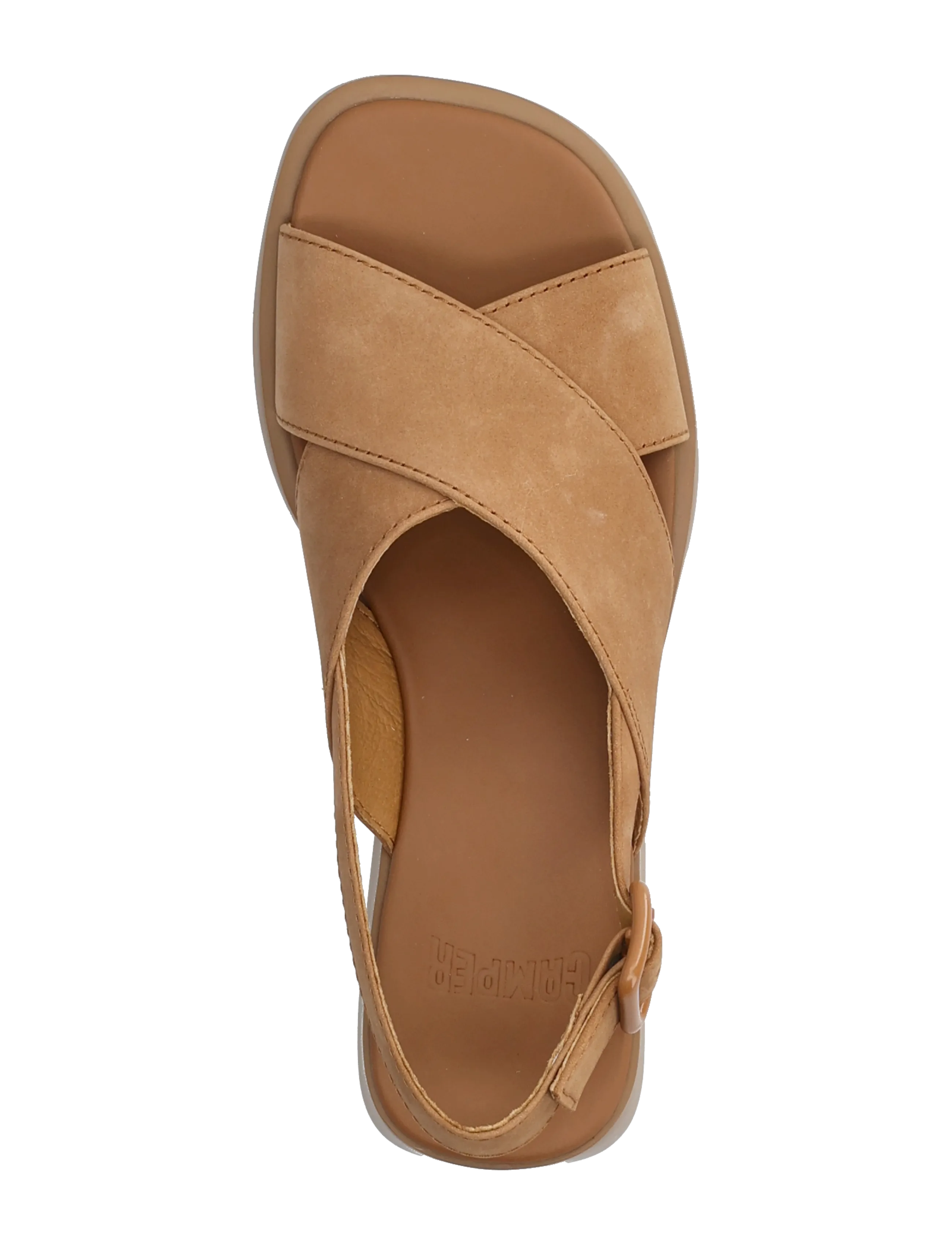 Camper - Dana - platta sandaler - brown - 3