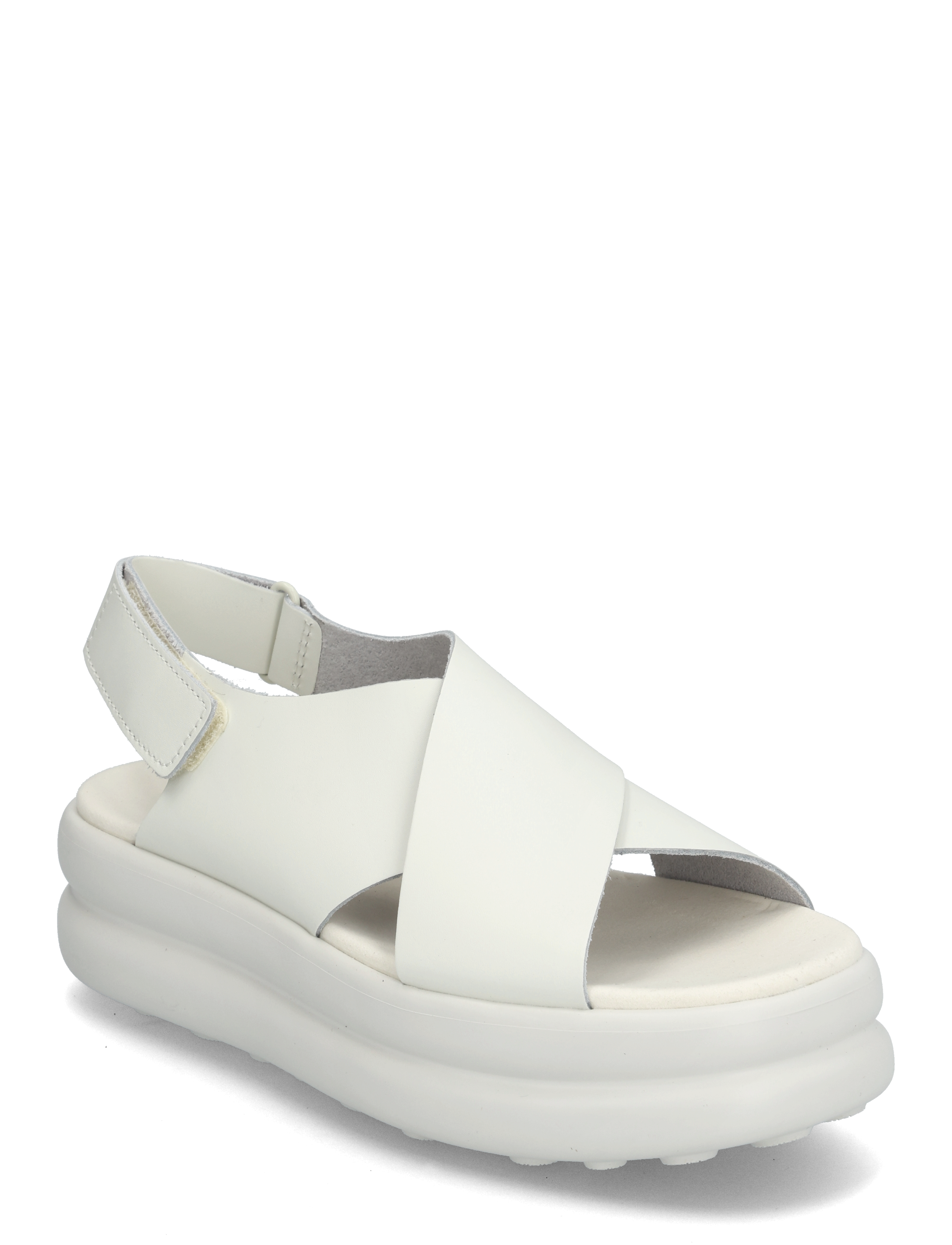 Camper Pelotas Flota Up, 39, White, Sandals > Platform Sandals, Dame