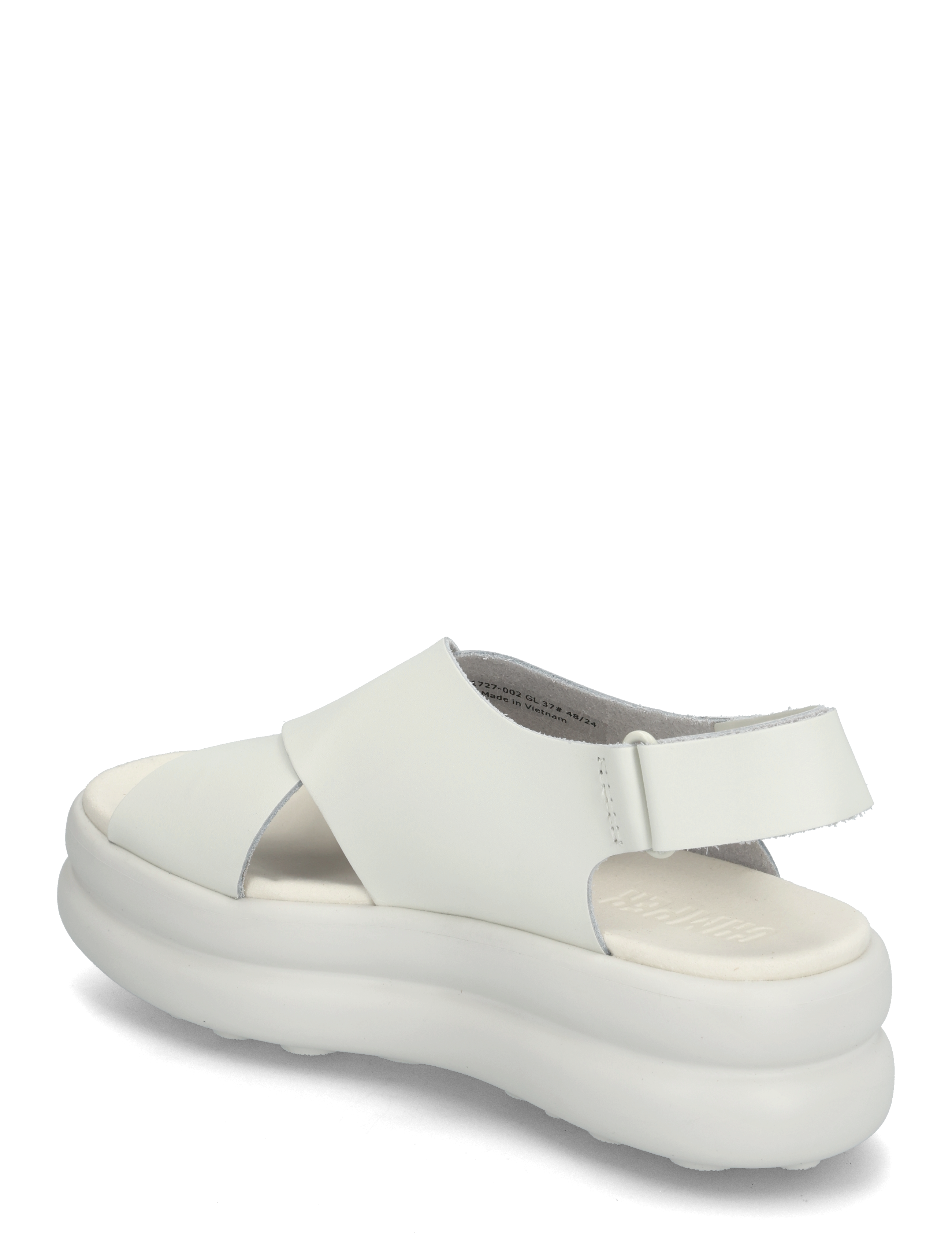 Camper - Pelotas Flota Up - platvorm sandaalid - white natural - 2