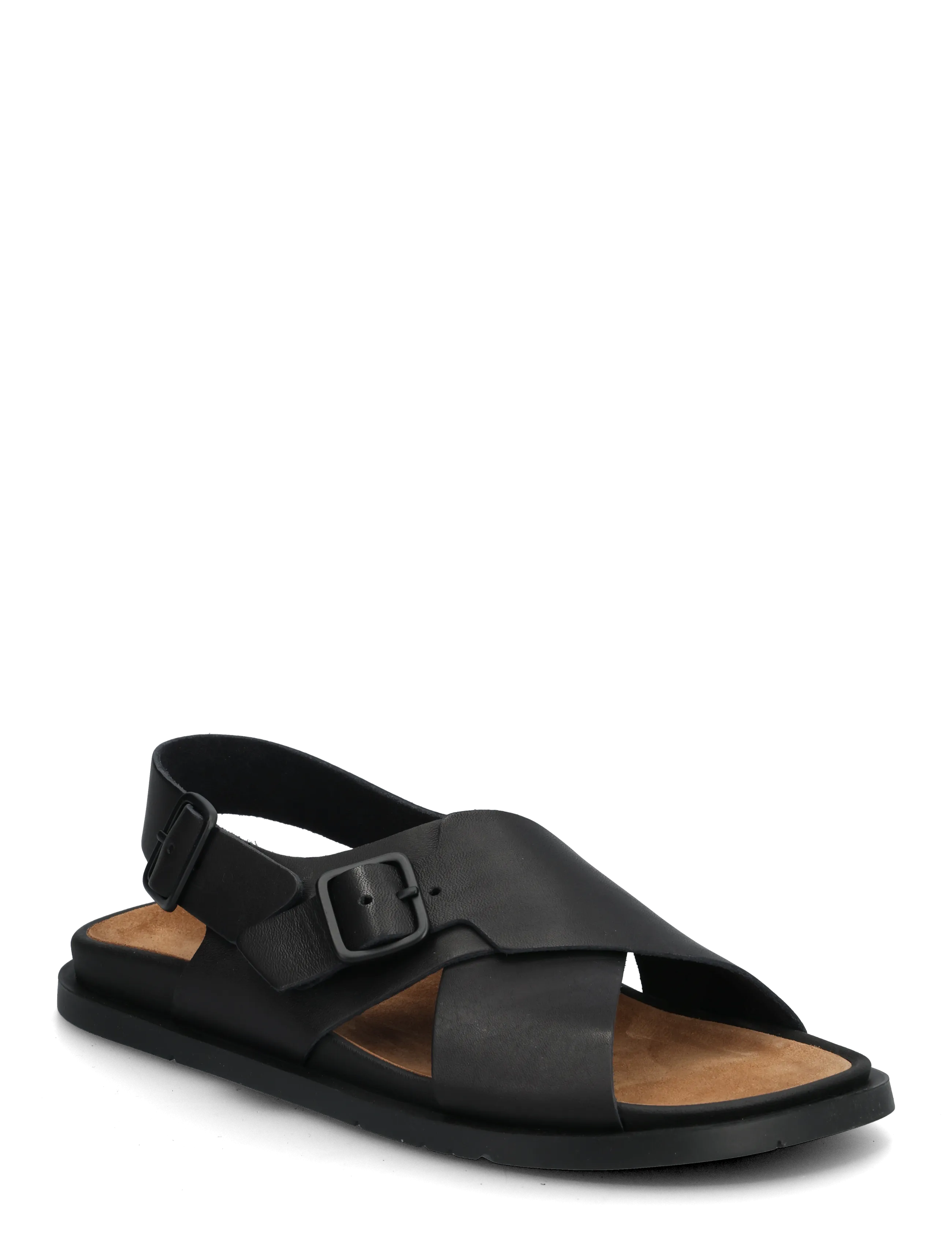 Camper Lluc Sandal, 36, Black, Sandaler > Flade Sandals, Dame