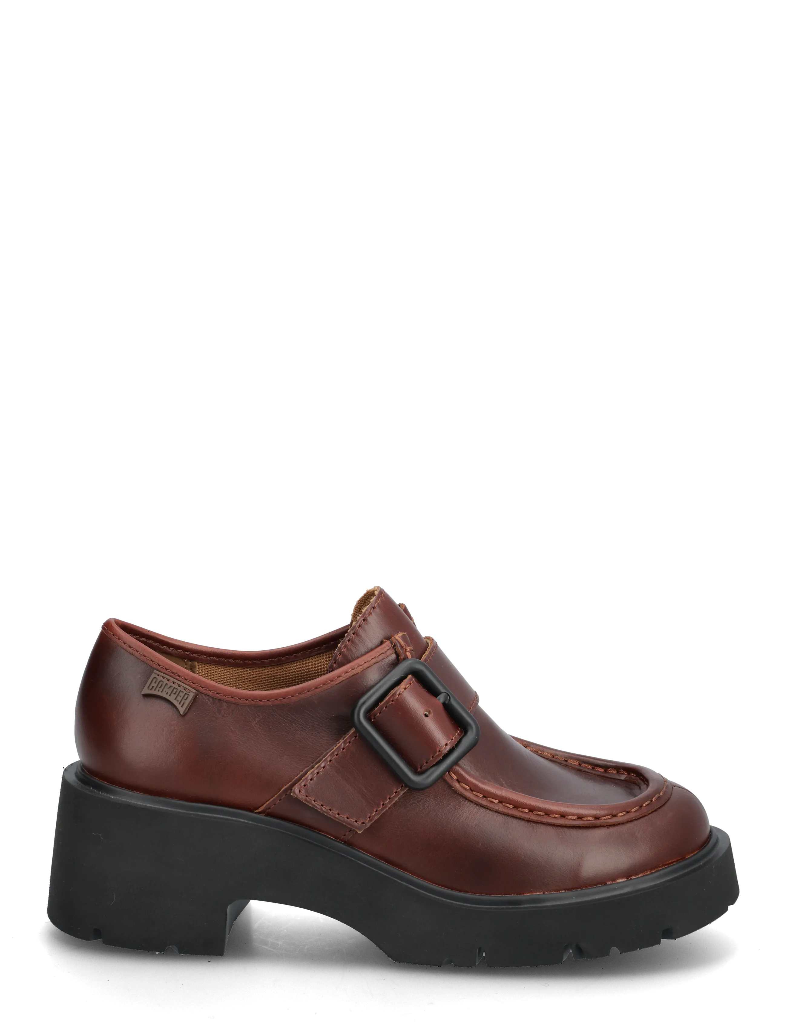 Camper - Milah - mokasiner med hæl - medium brown - 1