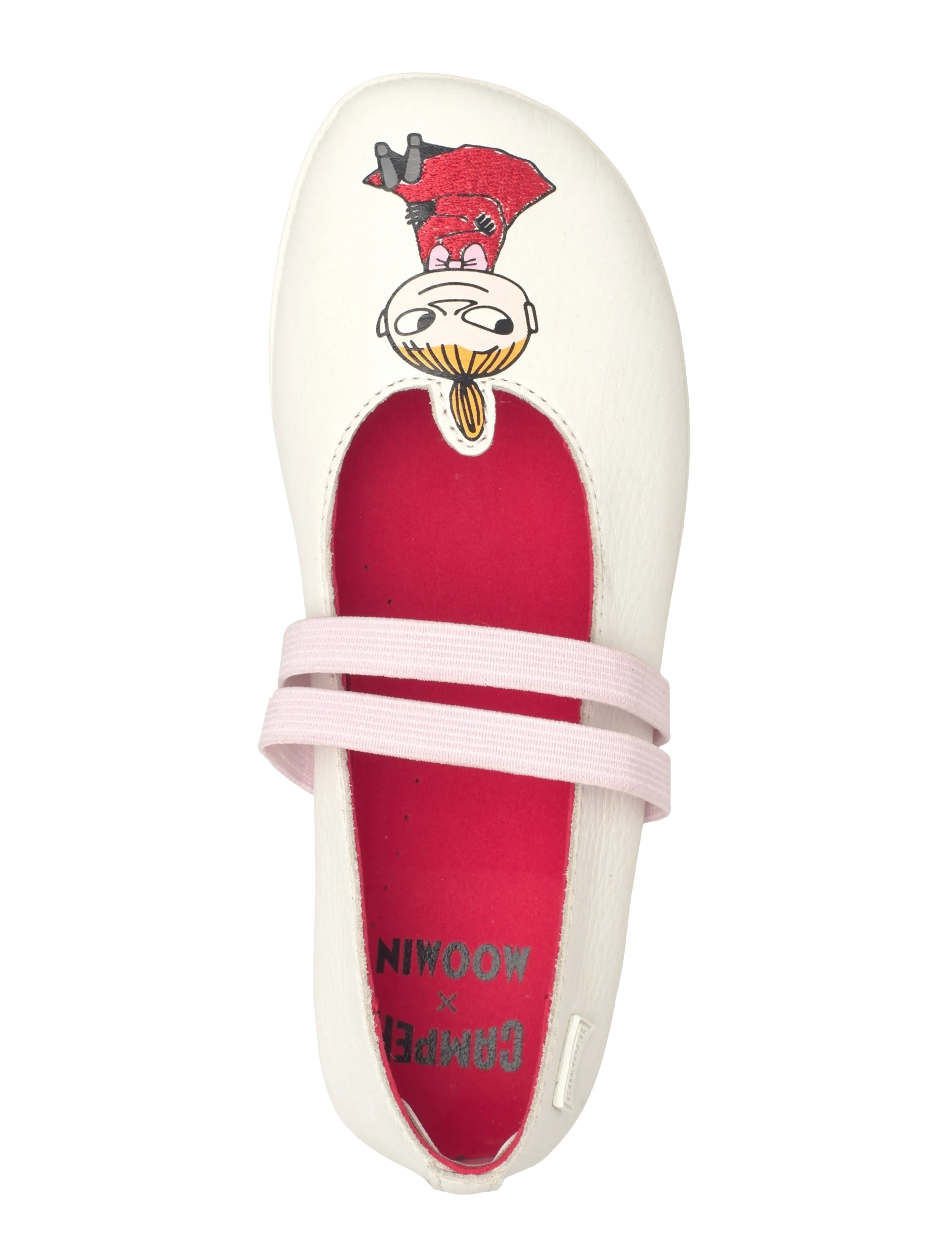 Camper - TWS Kids by Moomin - balerinos ir įsispiriami bateliai - white - 3