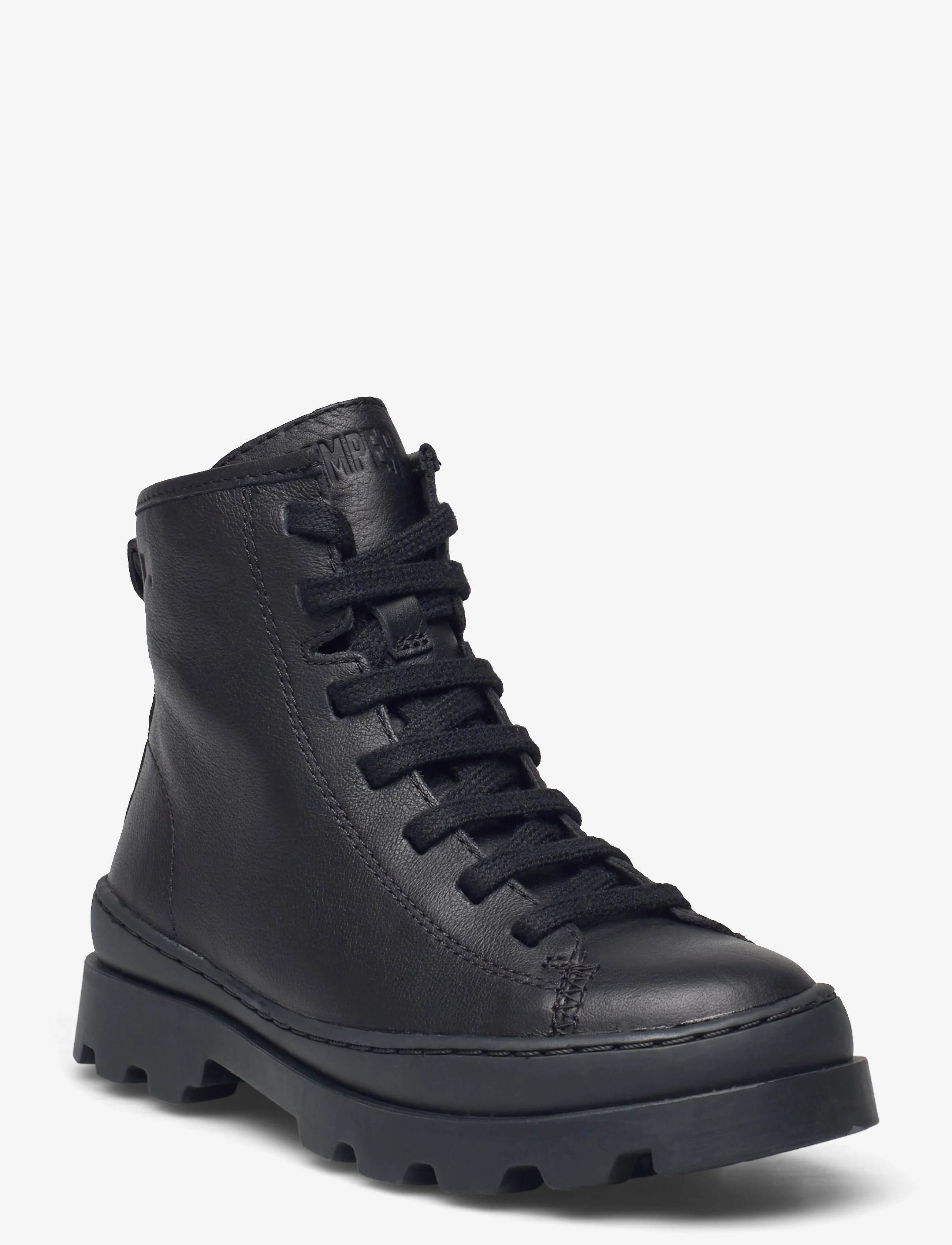 Camper Brutus Kids, Børn, Chunky Sål Snørestøvle, Sort, Str: 28