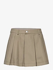 Cannari Concept - Mini Pleat Skirt - plisserede nederdele - vetiver - 0