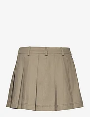 Cannari Concept - Mini Pleat Skirt - pleated skirts - vetiver - 1