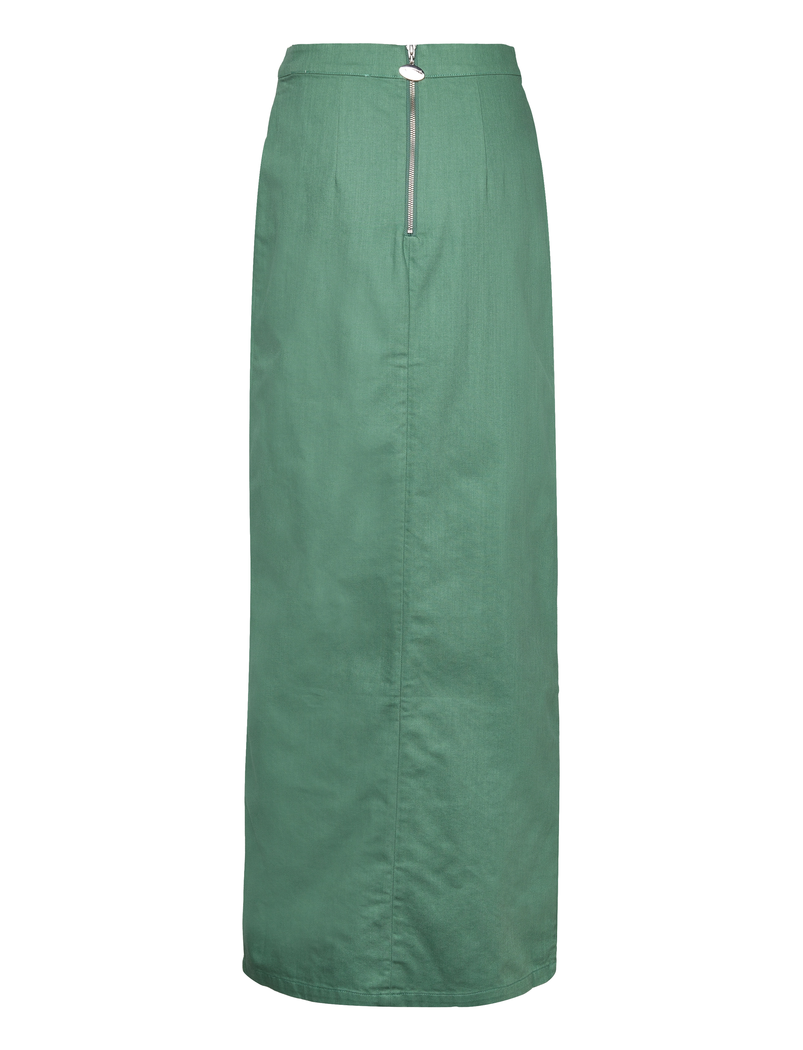 Cannari Concept - Washed Twill Long Skirt - maxi nederdele - green spruce - 1