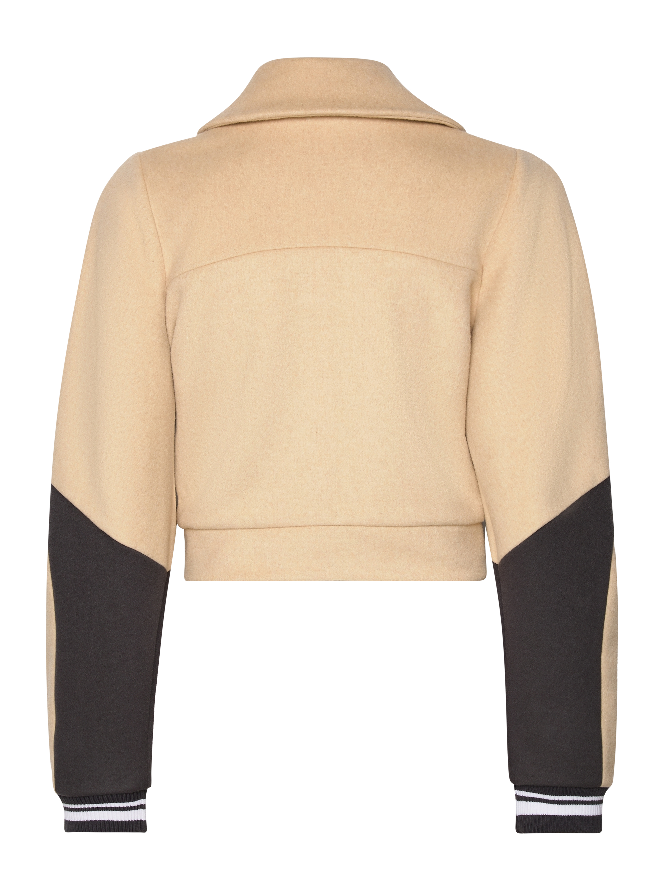 Cannari Concept - Cropped Bomber Jacket - bomber jakid - brown rice - 1