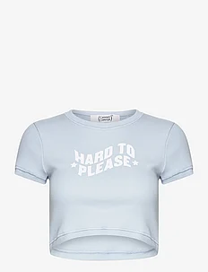 Rib Cropped T-Shirt, Cannari Concept
