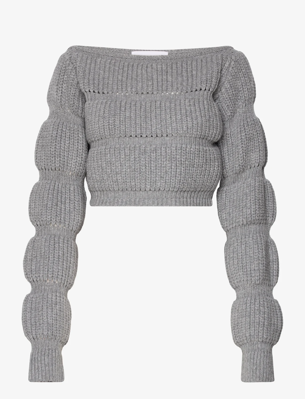 Cannari Concept - Merino Cropped Knit - crop tops - arctic ice - 0