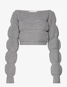 Merino Cropped Knit, Cannari Concept