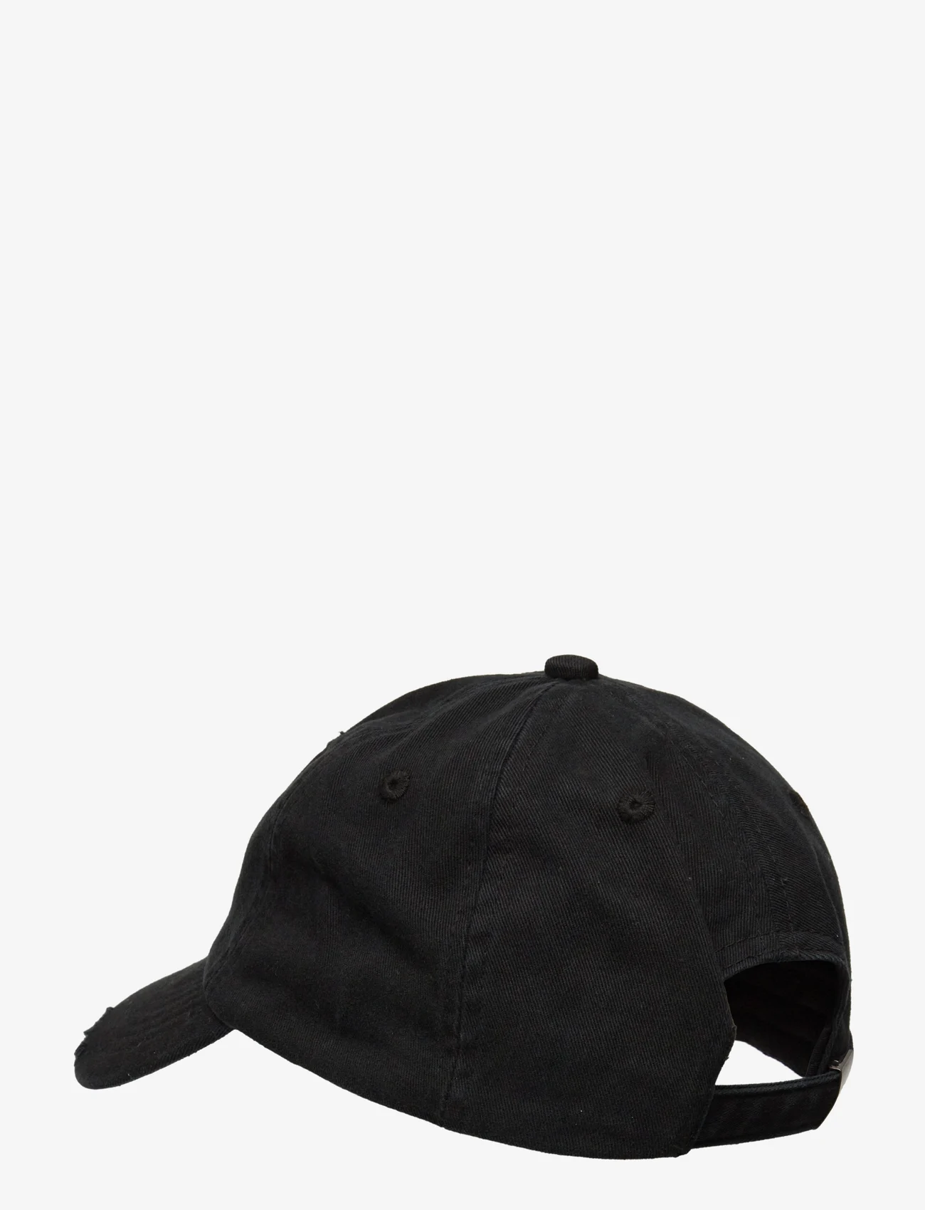 Cannari Concept - Cc Logo Cap W. Distress - kepurės su snapeliu - black - washed - 1