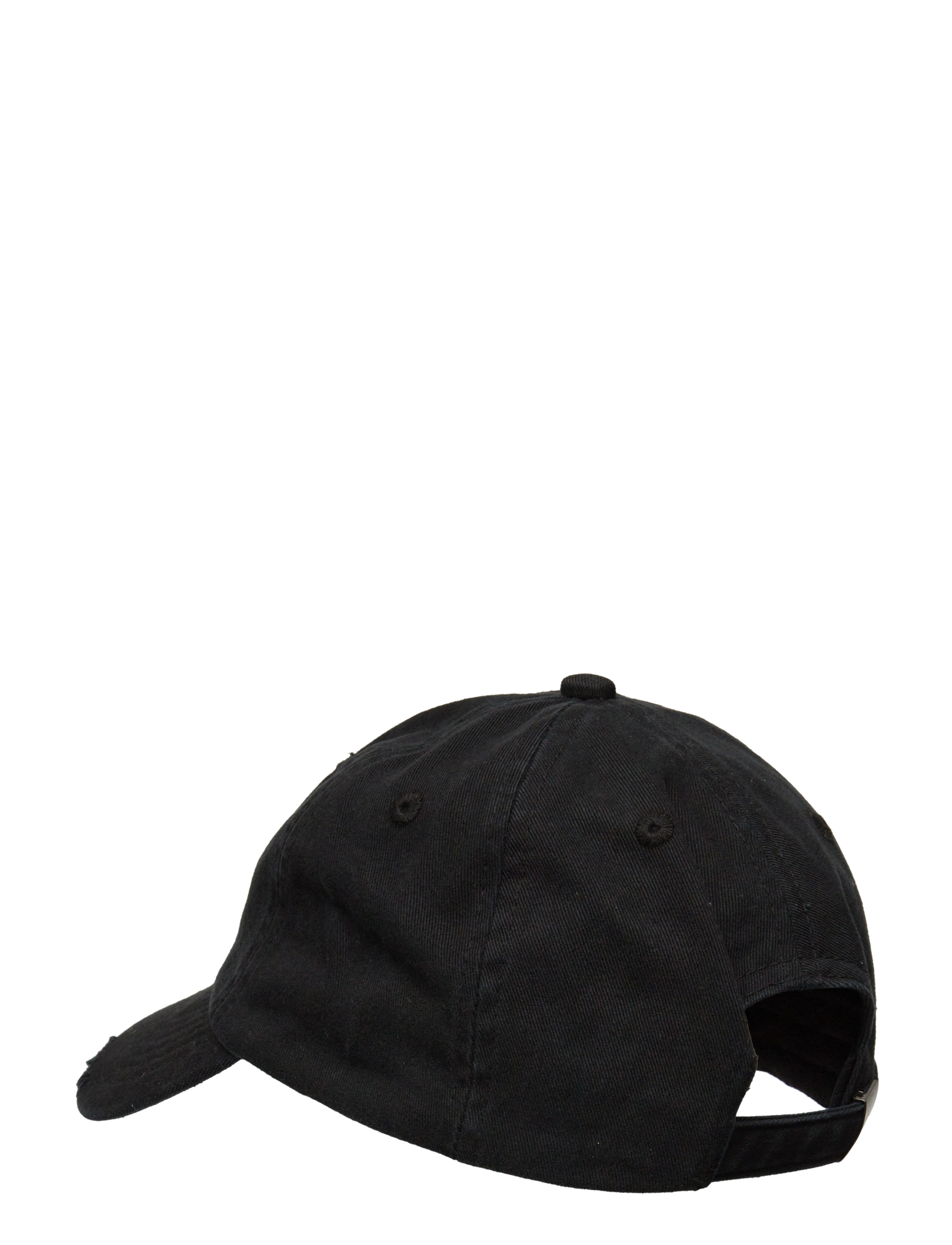 Cannari Concept - Cc Logo Cap W. Distress - huer & kasketter - black - washed - 1