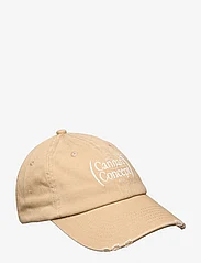 Cannari Concept - Cc Logo Cap W. Distress - kepurės su snapeliu - camel - washed - 0
