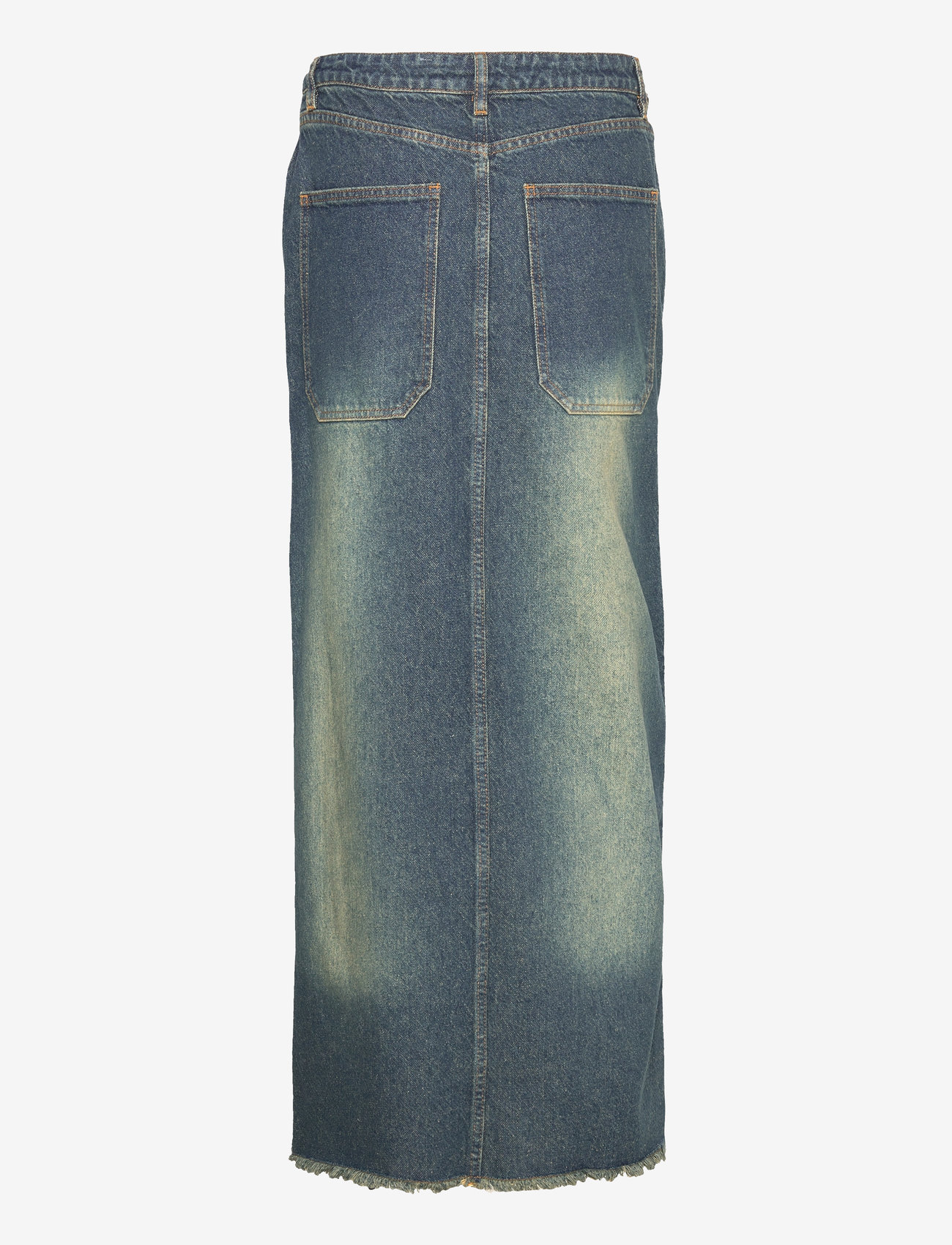 Cannari Concept - Curved Slit Skirt - maxi nederdele - peridot blue - 1