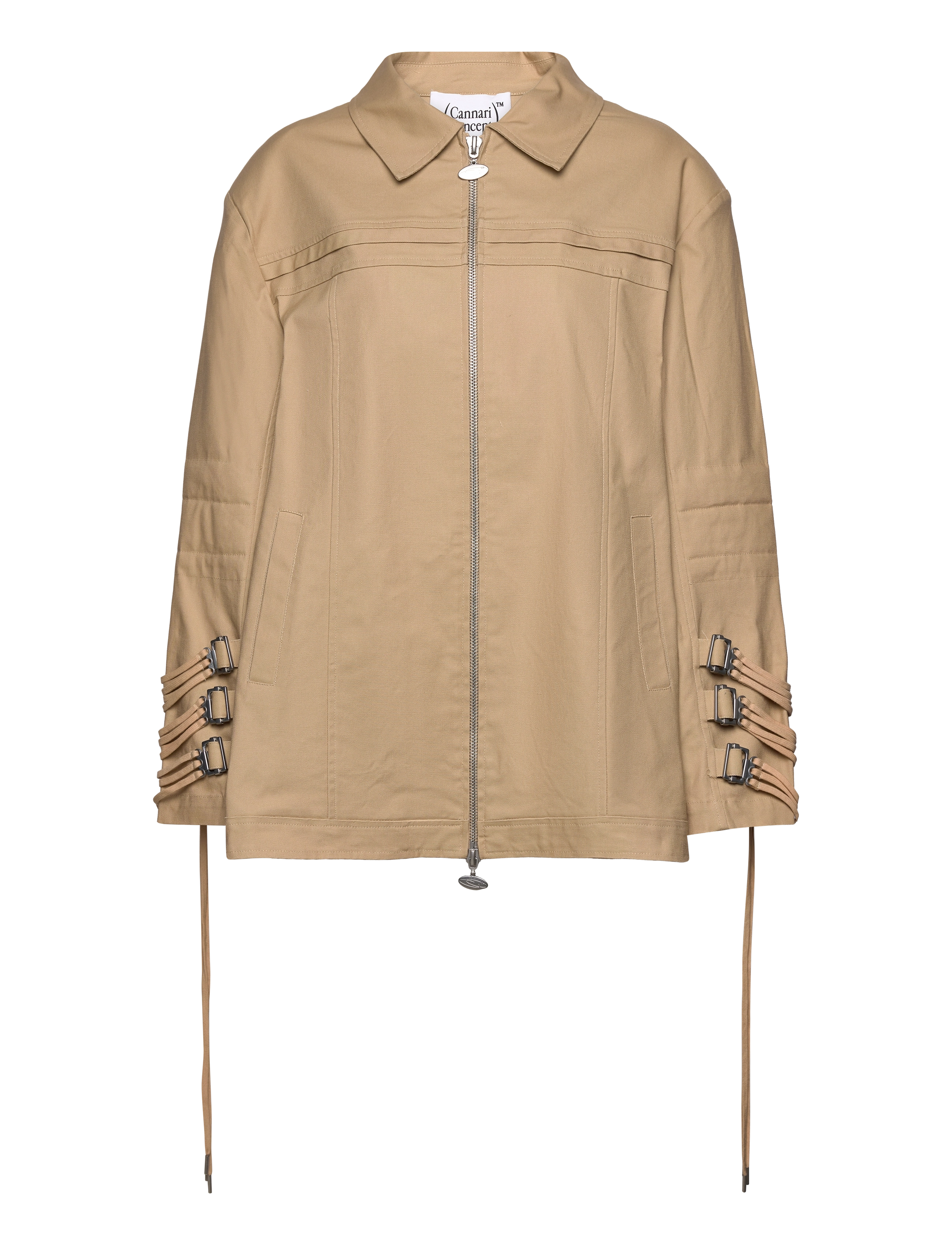 CANNARI CONCEPT Loose Fit Jacke Beige - 38 - Damen