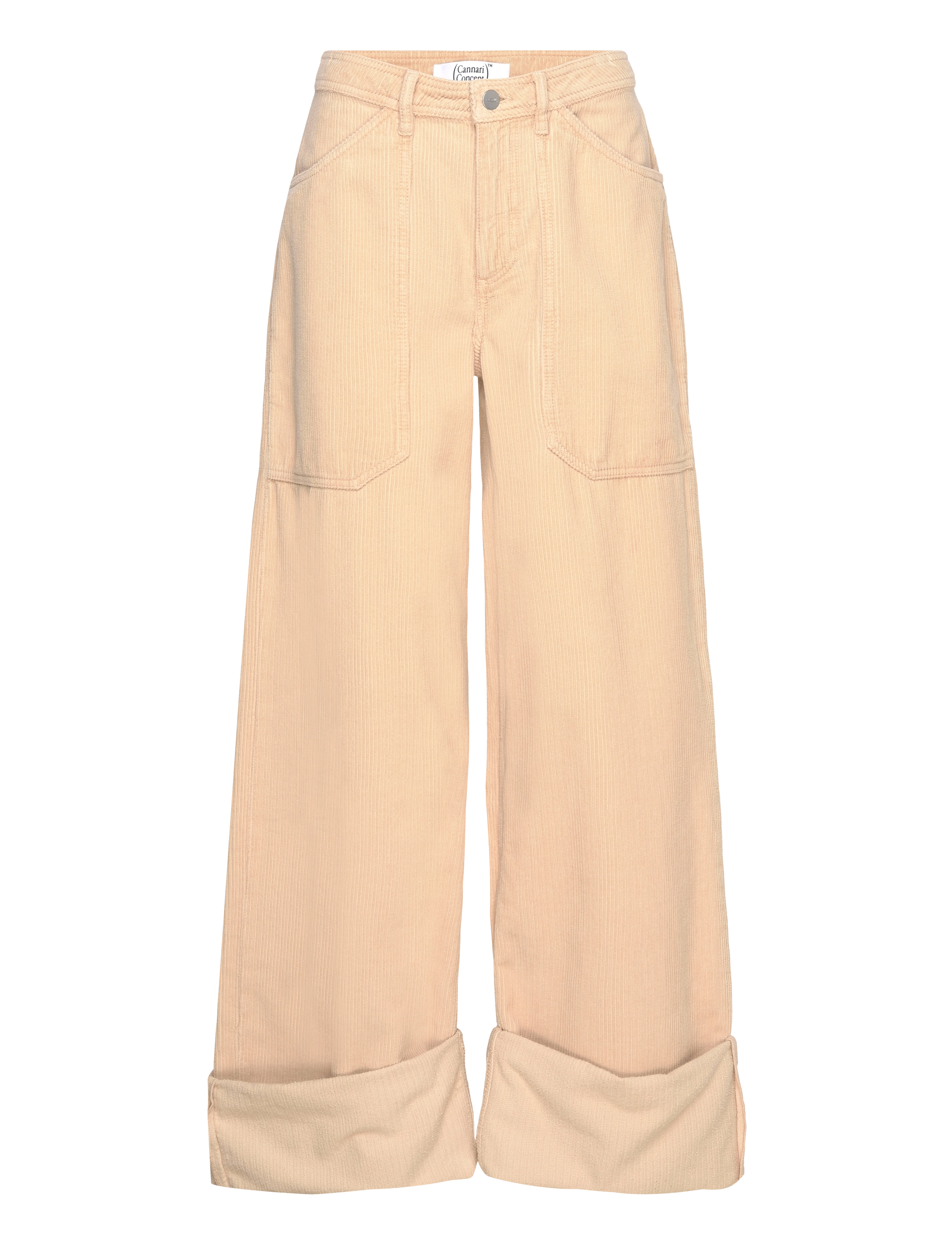 CANNARI CONCEPT Big Pocket Hosen Cream - 36 - Damen
