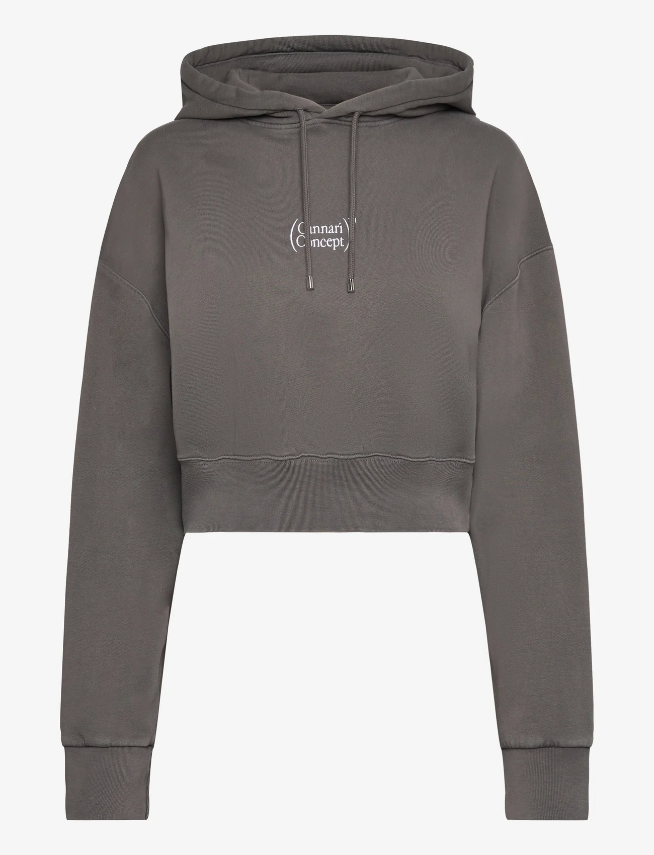 Cannari Concept - SARIAH HOODIE PRINT - sweatshirts & hoodies - asphalt - 0