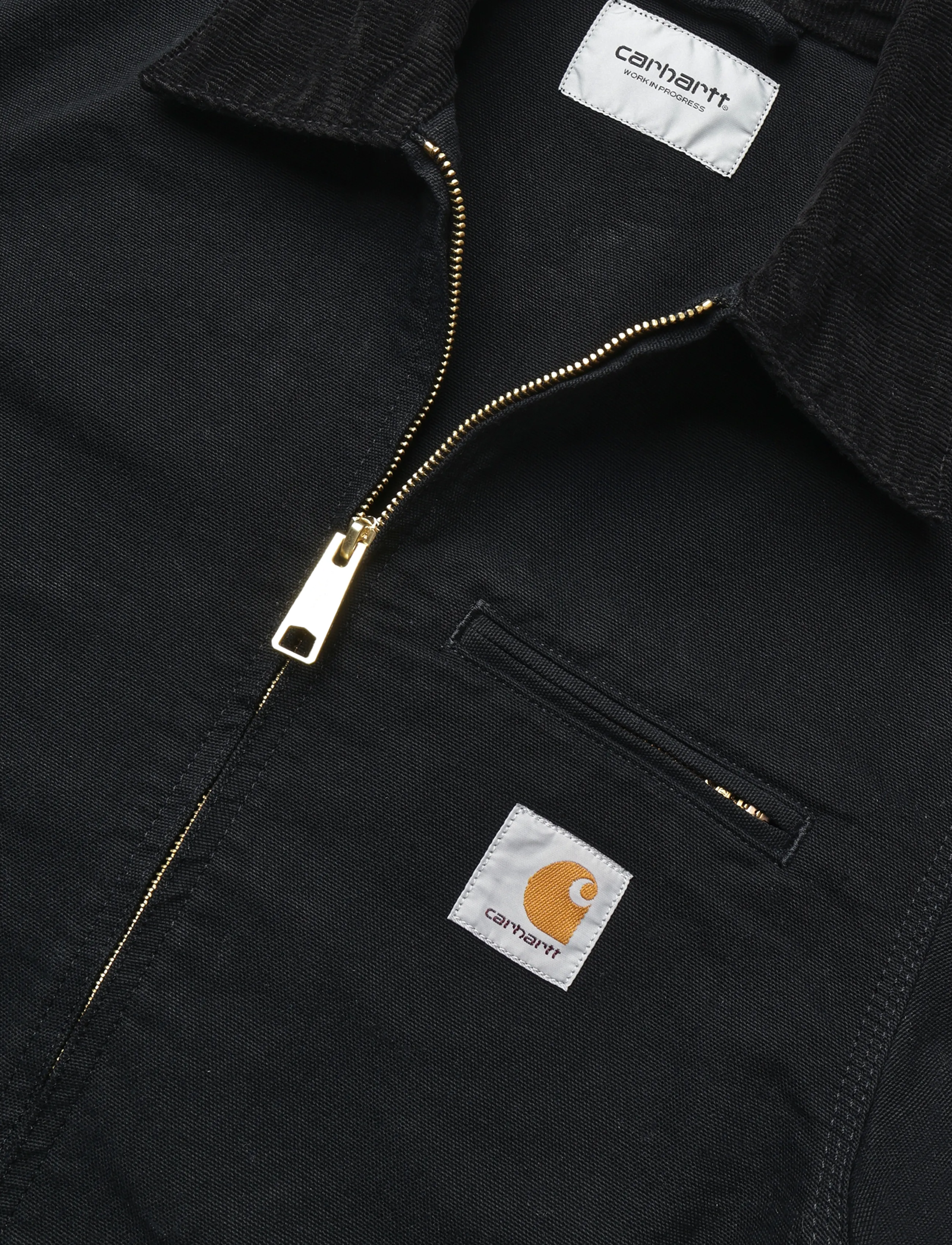 Carhartt WIP - Detroit Jacket - höstjackor - black/black - 2