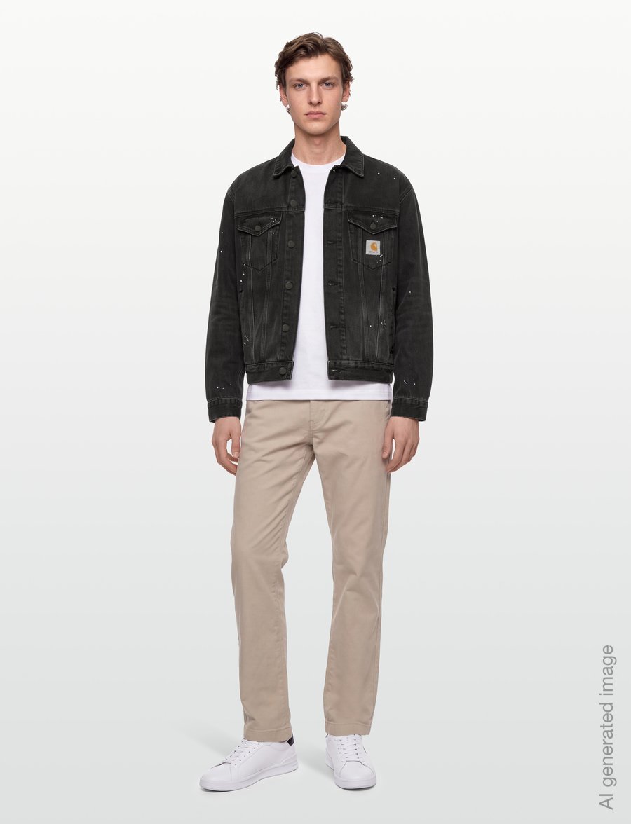 Carhartt WIP - Helston Jacket - unlined denim jackets - black - 0