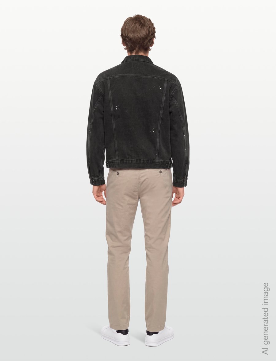 Carhartt WIP - Helston Jacket - unlined denim jackets - black - 4