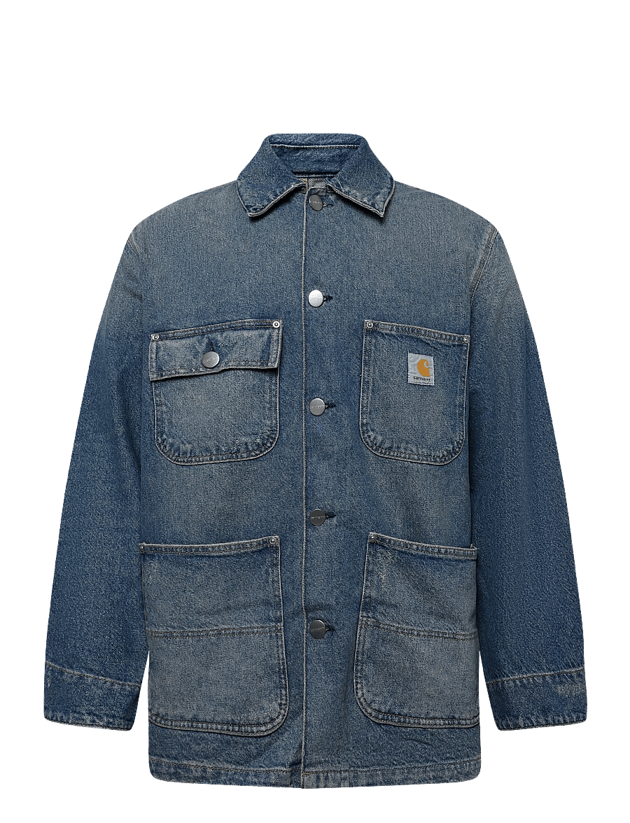Carhartt WIP - Aden Chore Coat - voodrita teksatagid - blue - 0