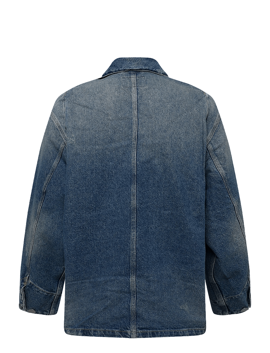 Carhartt WIP - Aden Chore Coat - voodrita teksatagid - blue - 1