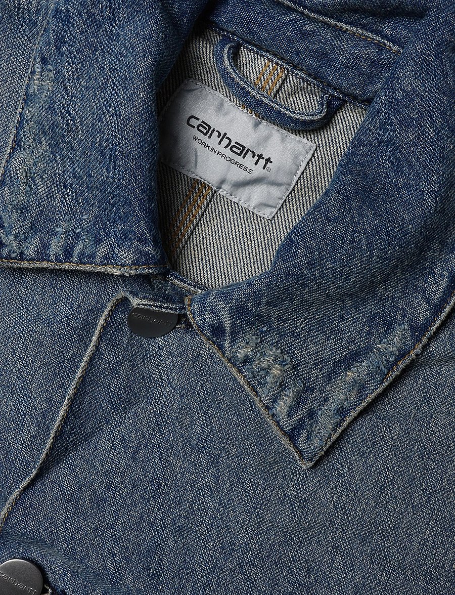 Carhartt WIP - Aden Chore Coat - voodrita teksatagid - blue - 2