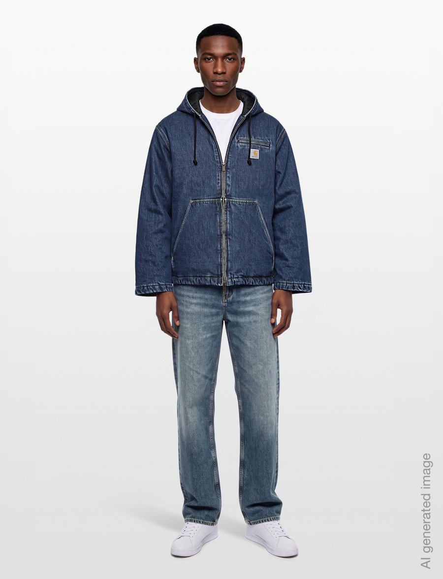 Carhartt WIP - Cleveland Jacket - gefütterte denimjacken - blue - 0
