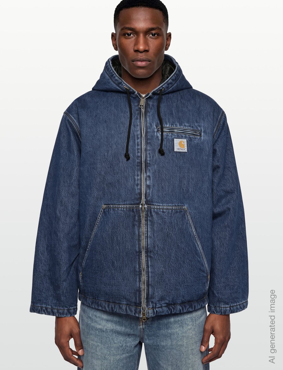 Carhartt WIP - Cleveland Jacket - gefütterte denimjacken - blue - 3