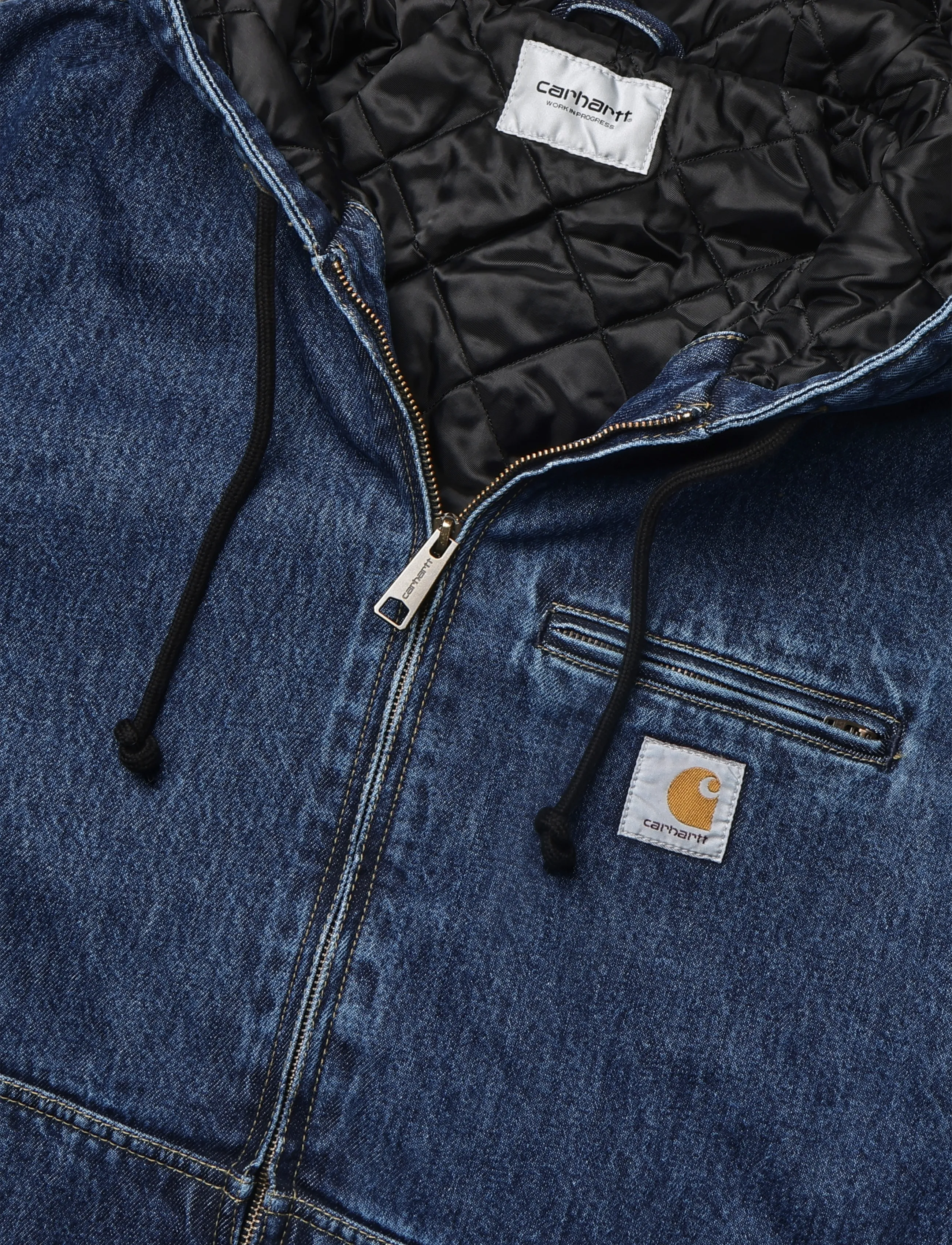 Carhartt WIP - Cleveland Jacket - voodriga teksatagid - blue - 2