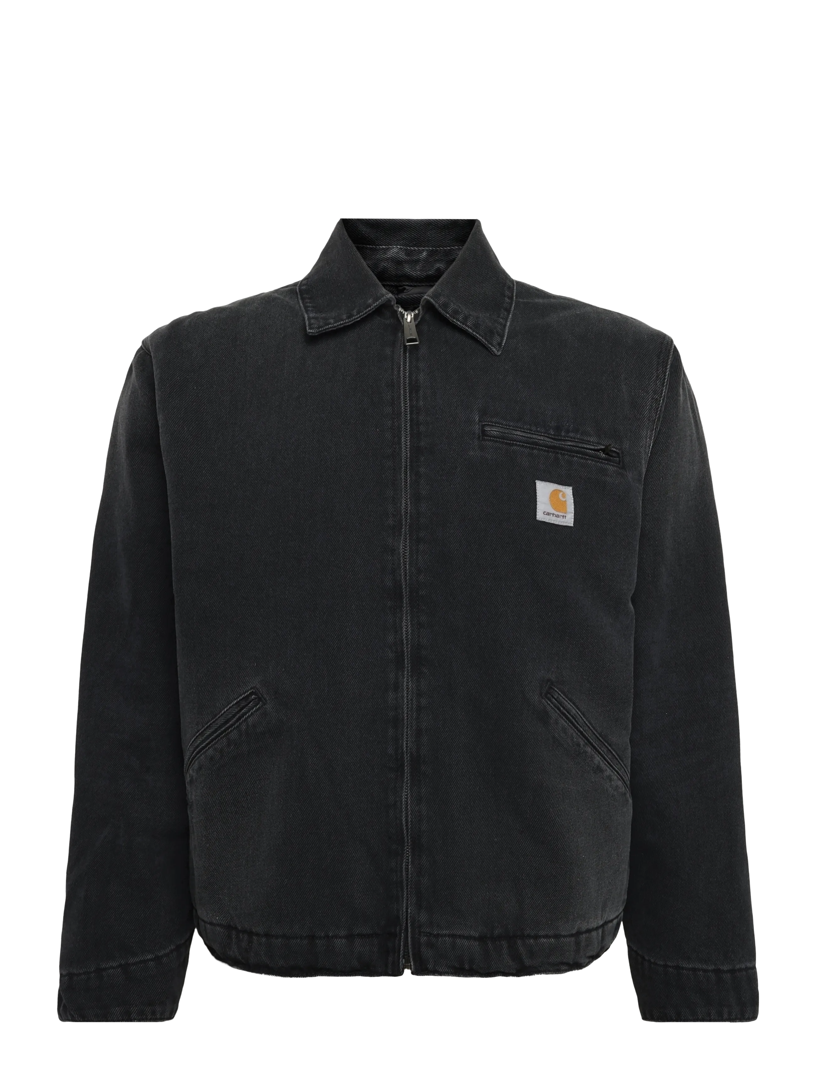Carhartt WIP Og Detroit Jacket - Teksatagid - BLACK / black