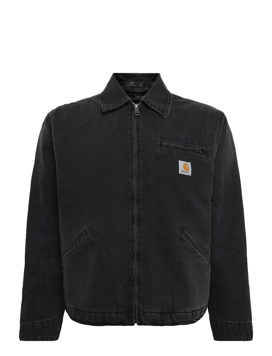 Carhartt WIP - Og Detroit Jacket - voodriga teksatagid - black - 0